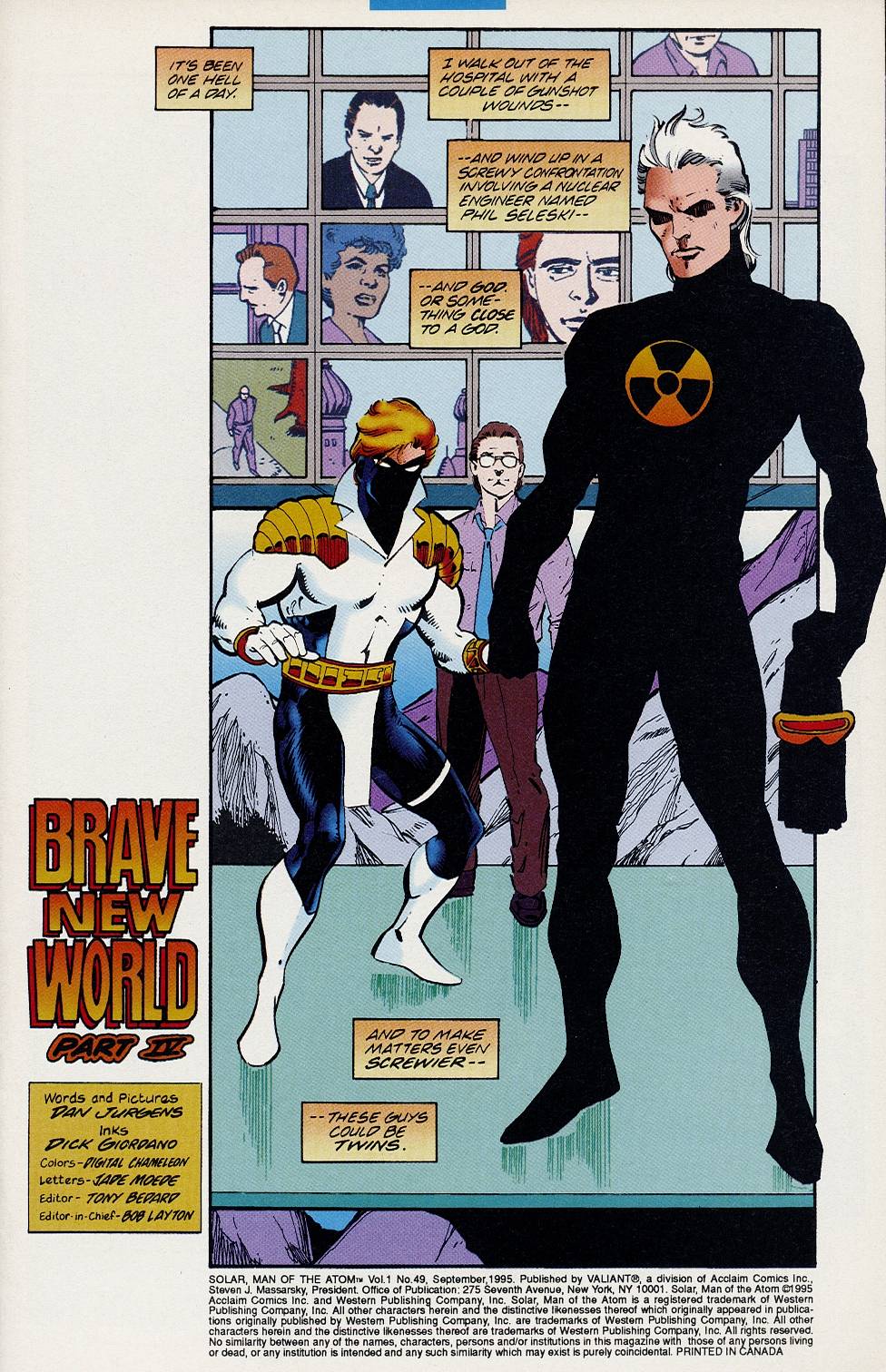 Read online Solar, Man of the Atom comic -  Issue #49 - 2