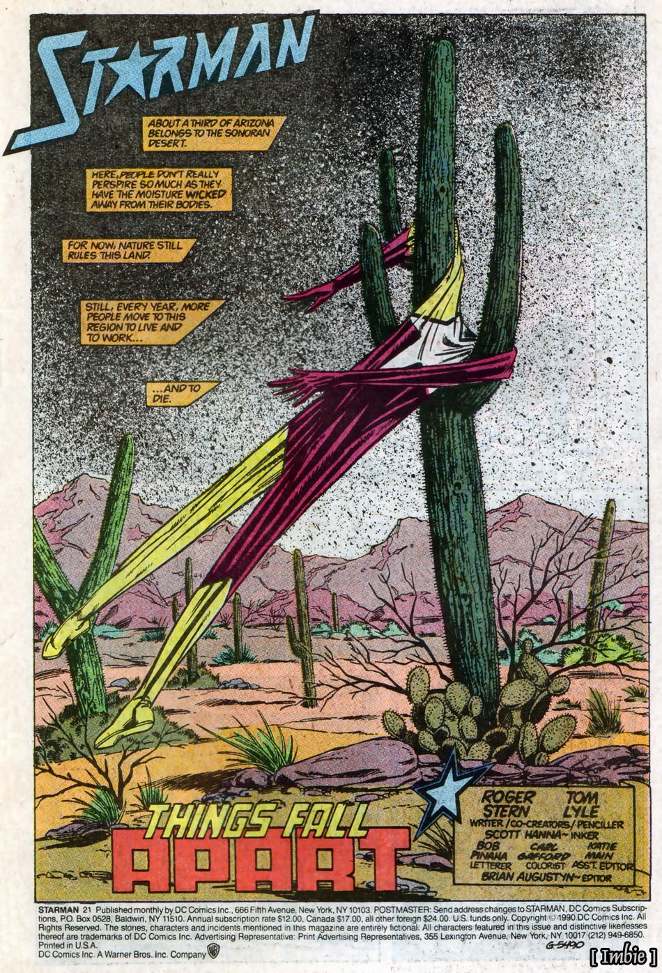 Read online Starman (1988) comic -  Issue #21 - 2