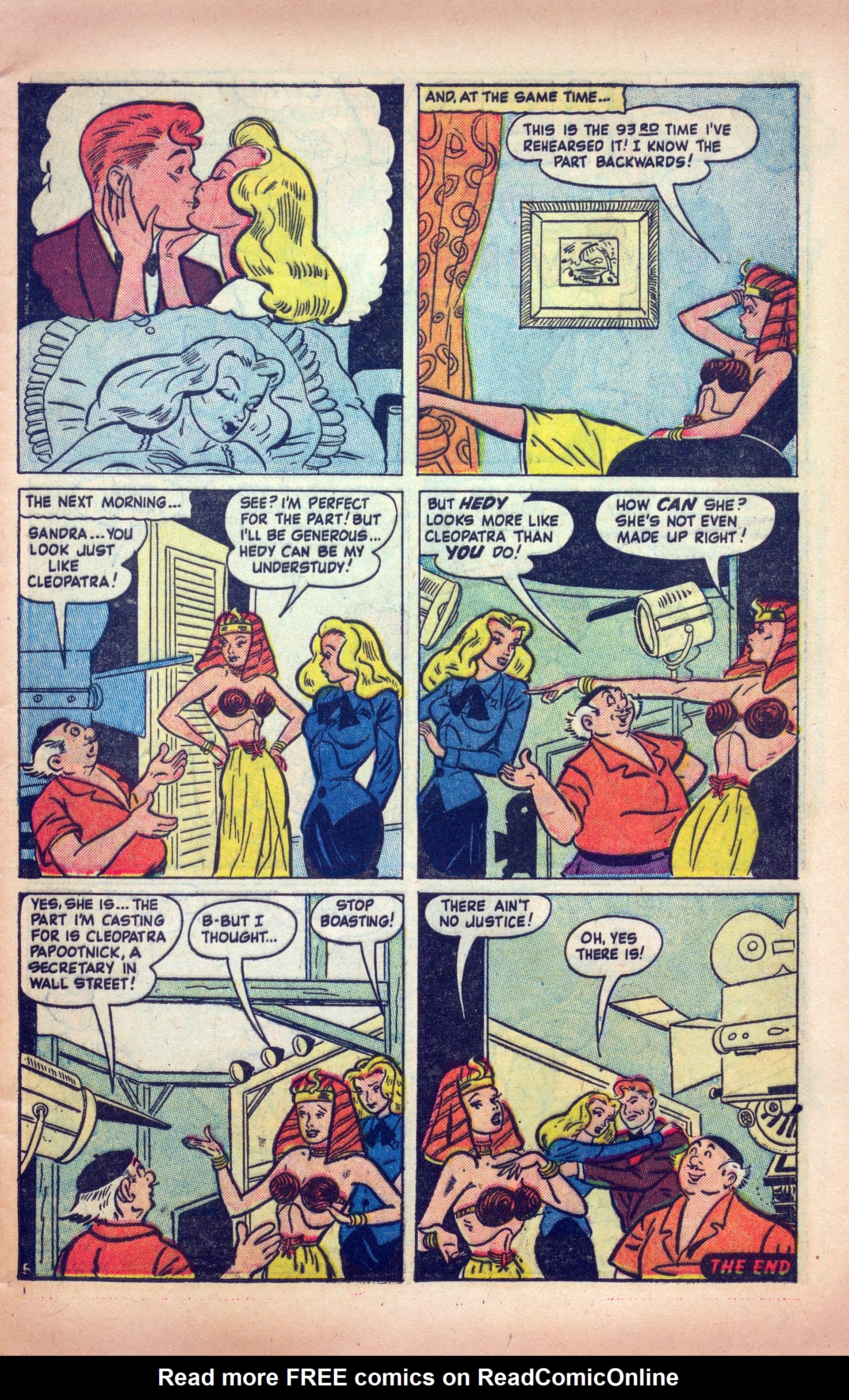 Read online Hedy Of Hollywood Comics comic -  Issue #49 - 7