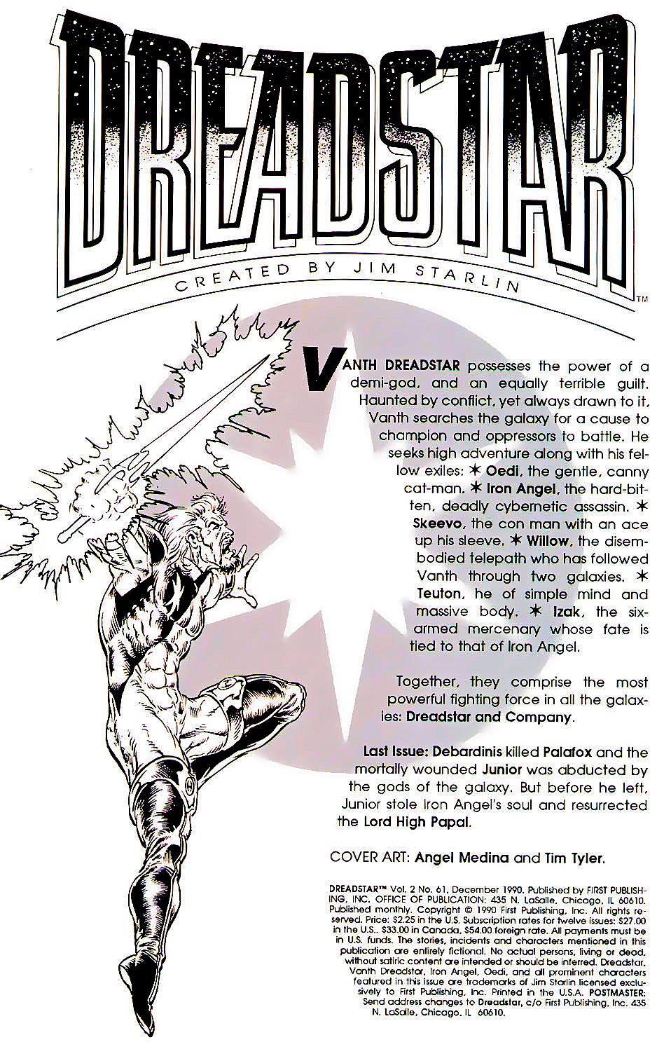 Read online Dreadstar comic -  Issue #61 - 2