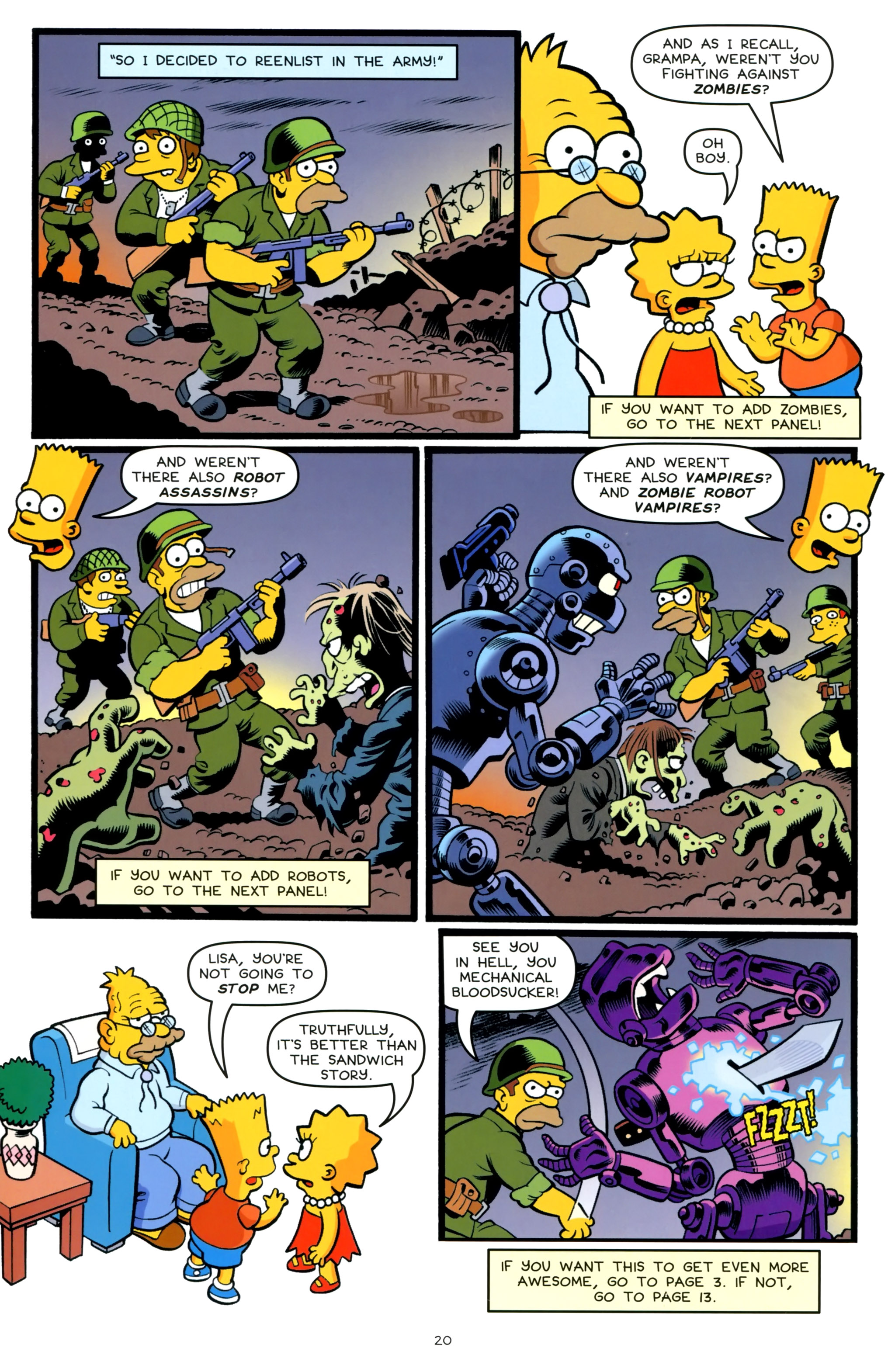 Read online Simpsons One-Shot Wonders: Grampa comic -  Issue # Full - 22