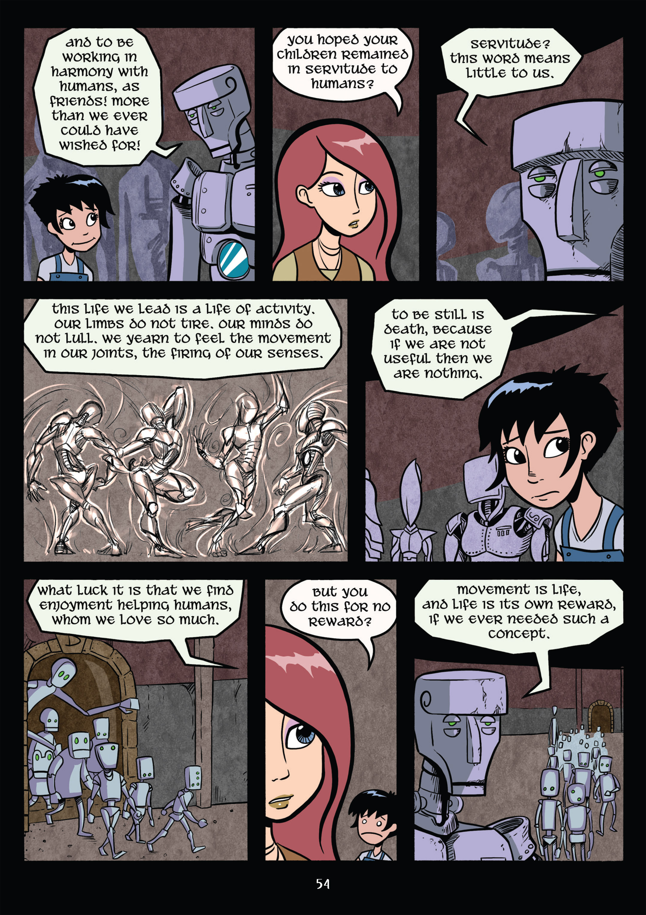 Read online Gunnerkrigg Court comic -  Issue # TPB 4 (Part 1) - 54