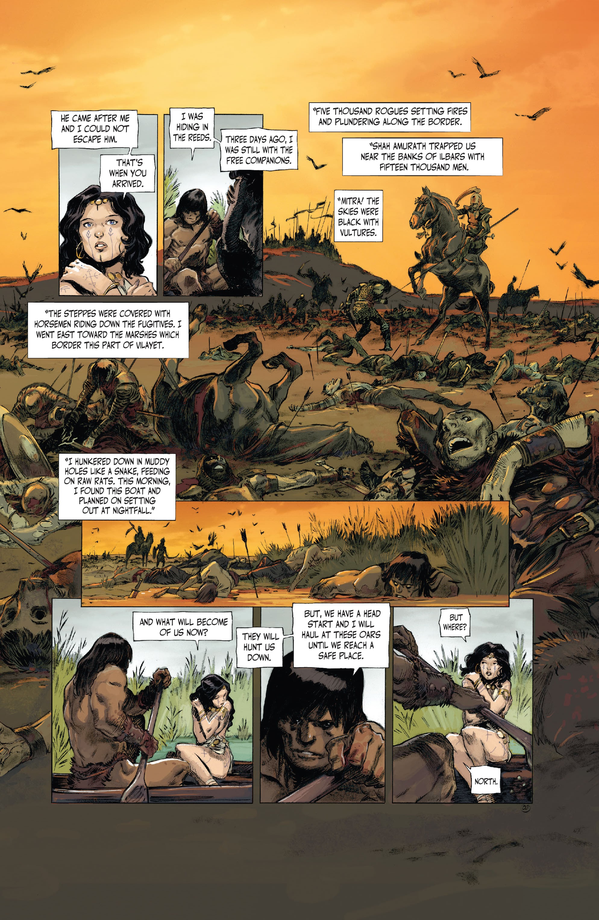 Read online The Cimmerian: Iron Shadows in the Moon comic -  Issue #1 - 10