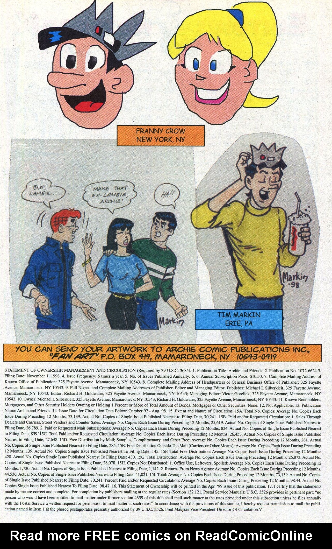 Read online Archie & Friends (1992) comic -  Issue #34 - 11