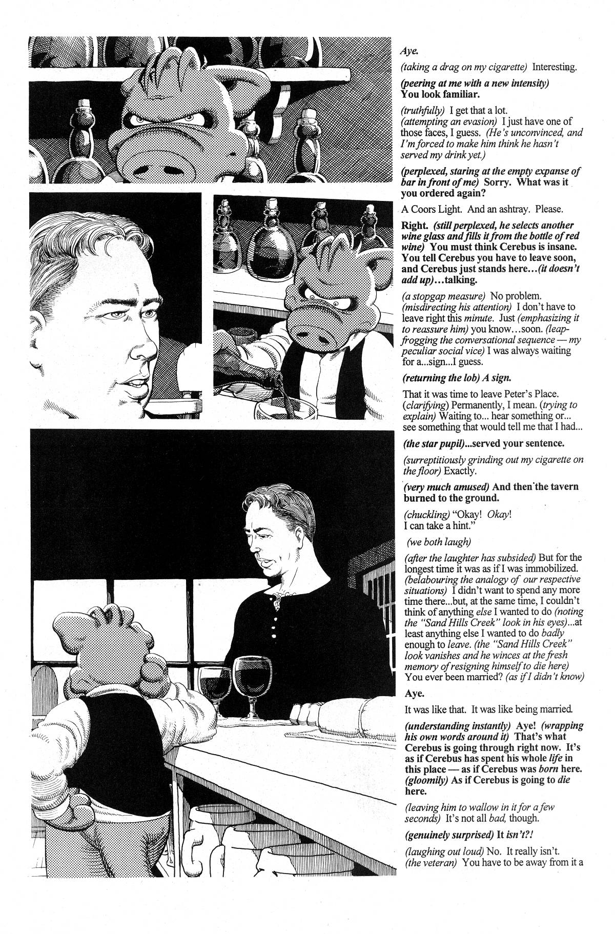 Read online Cerebus comic -  Issue #229 - 9