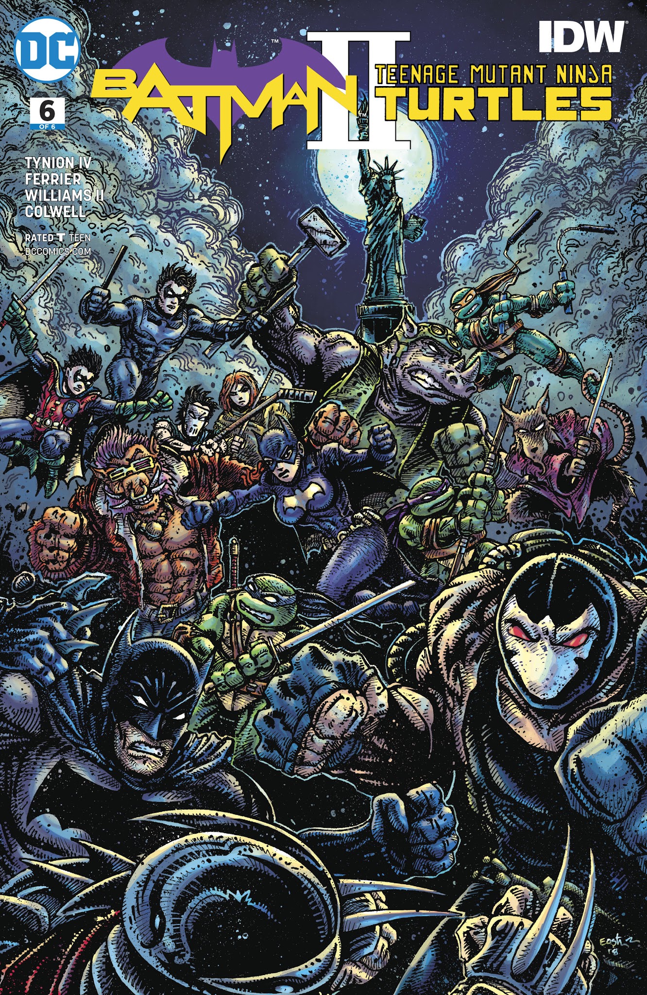 Read online Batman/Teenage Mutant Ninja Turtles II comic -  Issue #6 - 3