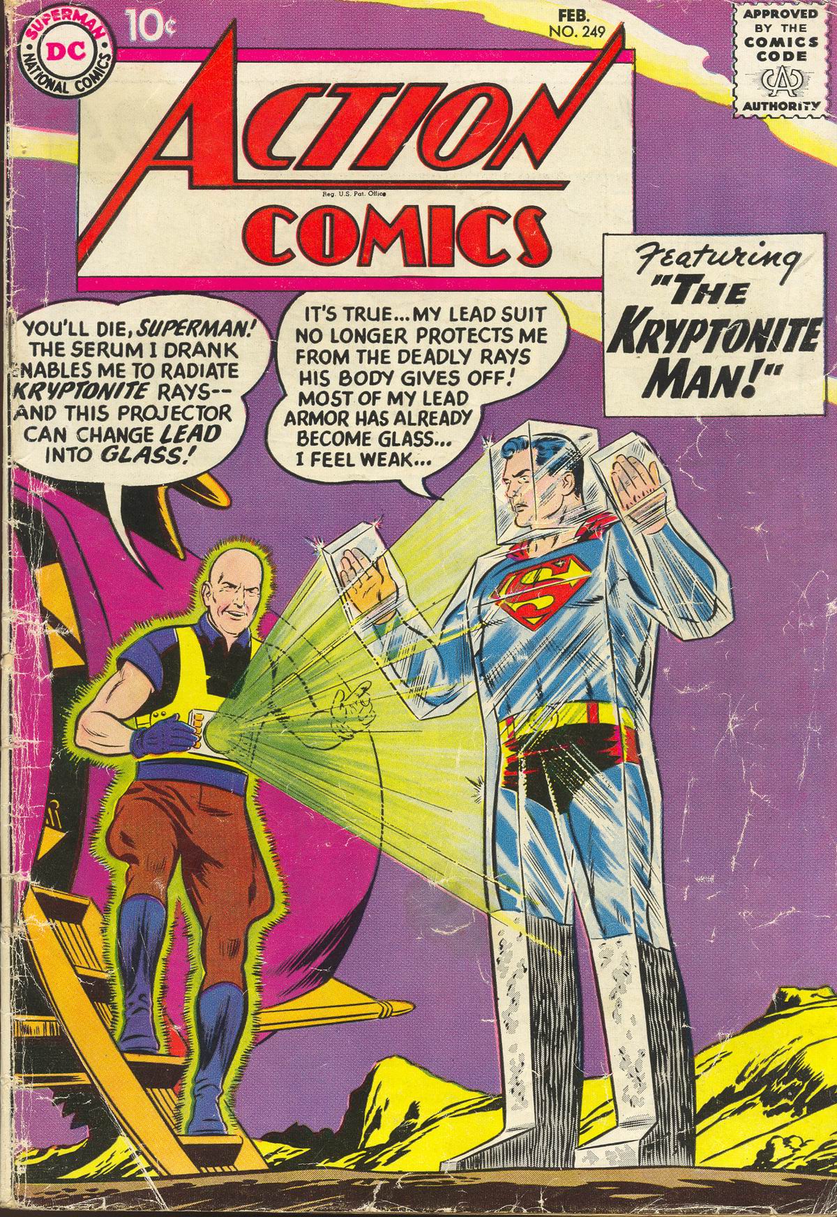 Read online Action Comics (1938) comic -  Issue #249 - 1