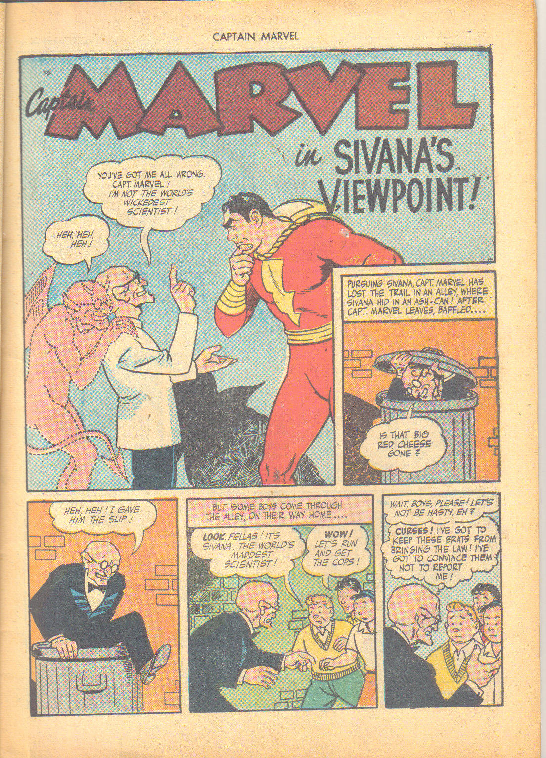 Read online Captain Marvel Adventures comic -  Issue #58 - 11