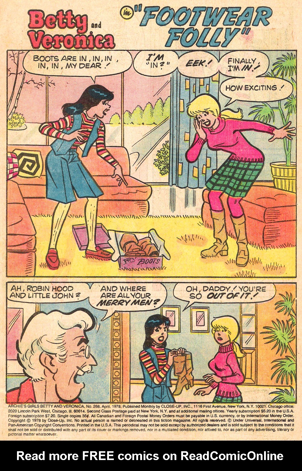 Read online Archie's Girls Betty and Veronica comic -  Issue #268 - 3