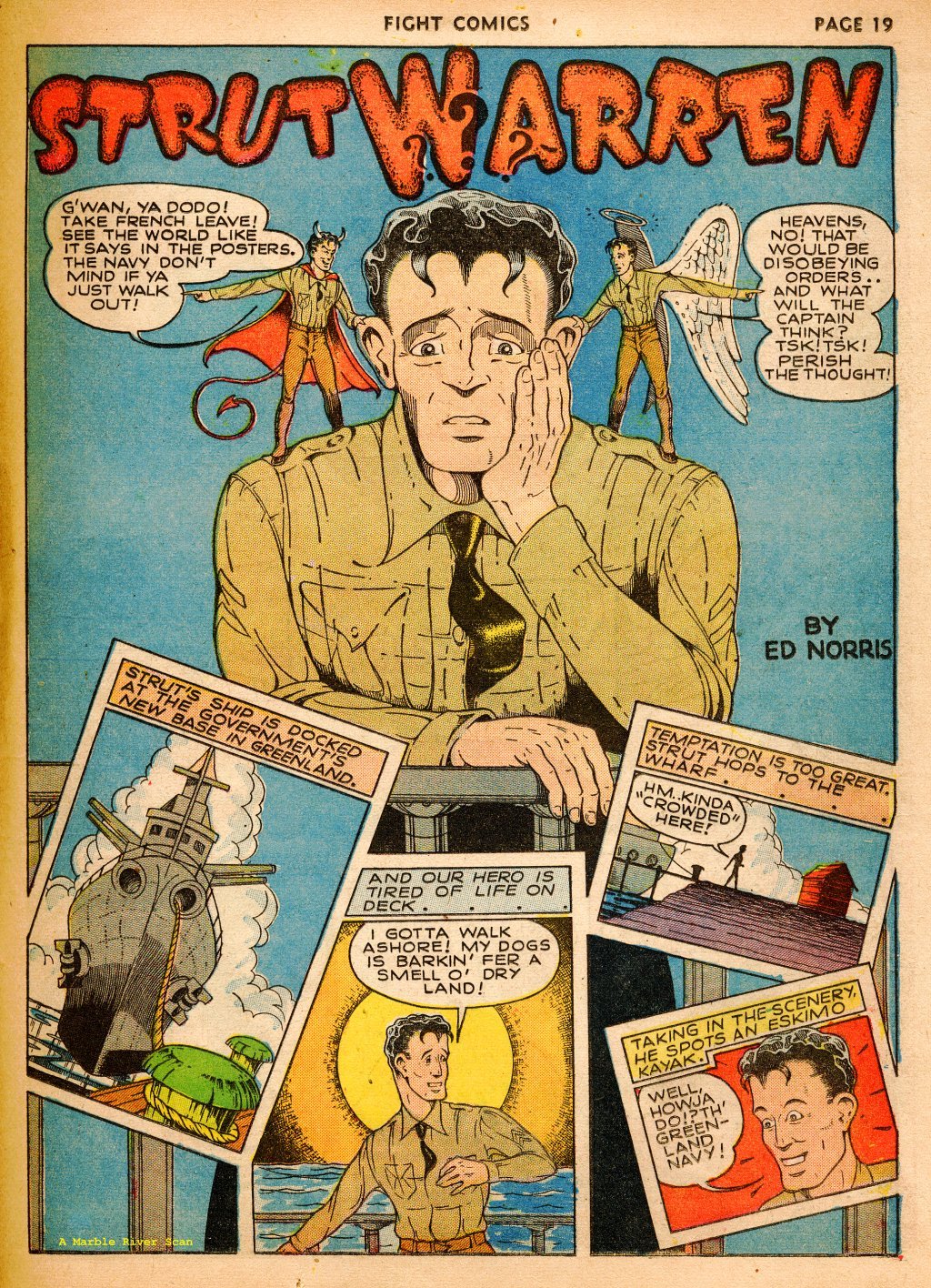 Read online Fight Comics comic -  Issue #15 - 20