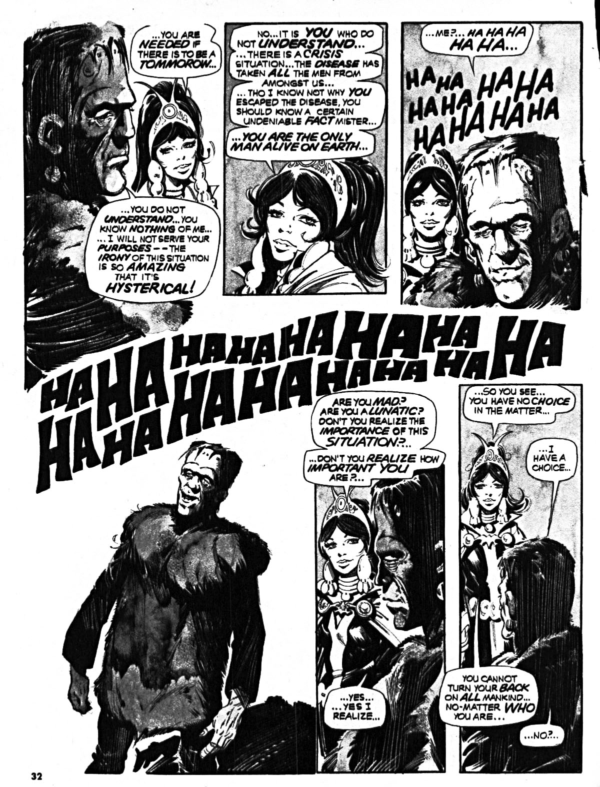 Read online Scream (1973) comic -  Issue #6 - 32