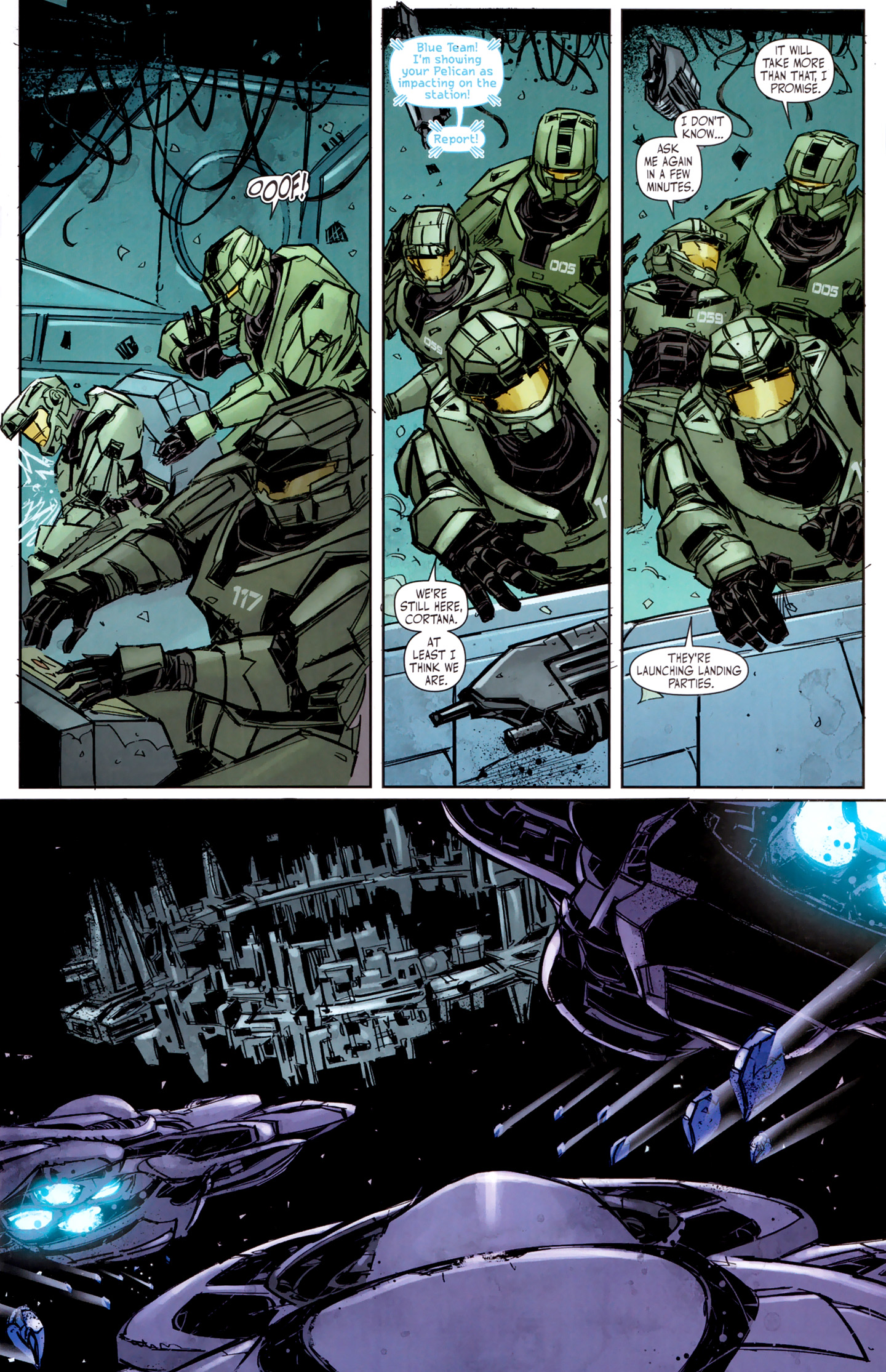 Read online Halo: Fall Of Reach - Invasion comic -  Issue #3 - 13