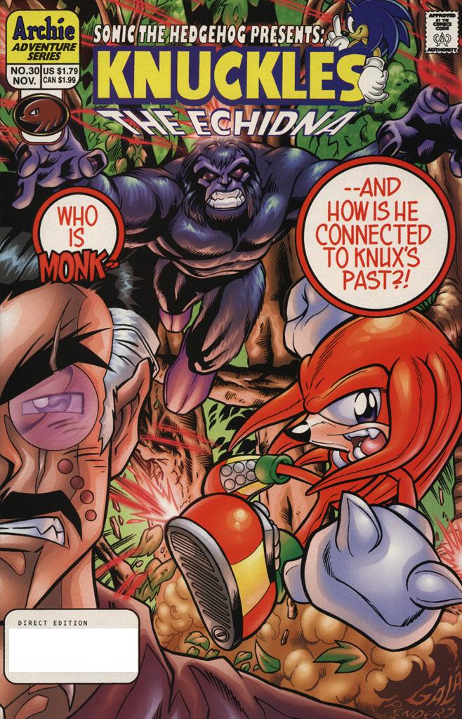 Read online Knuckles the Echidna comic -  Issue #30 - 1