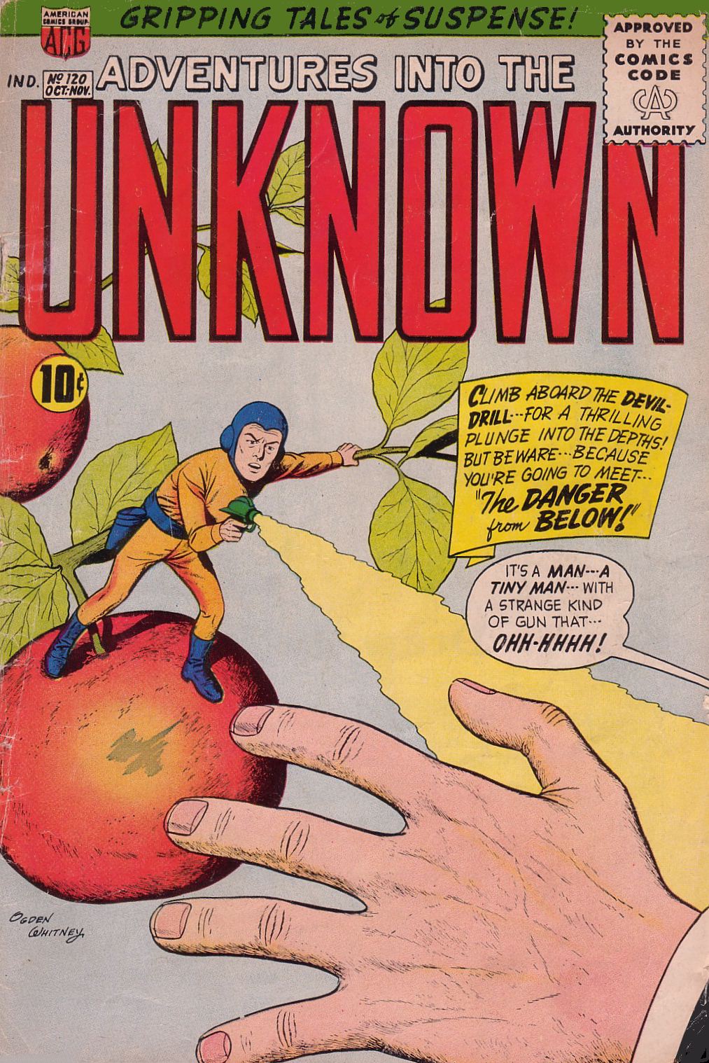 Read online Adventures Into The Unknown comic -  Issue #120 - 1