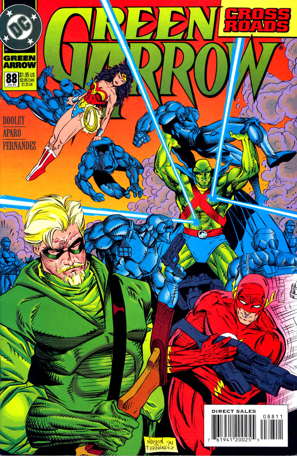 Read online Green Arrow (1988) comic -  Issue #88 - 1