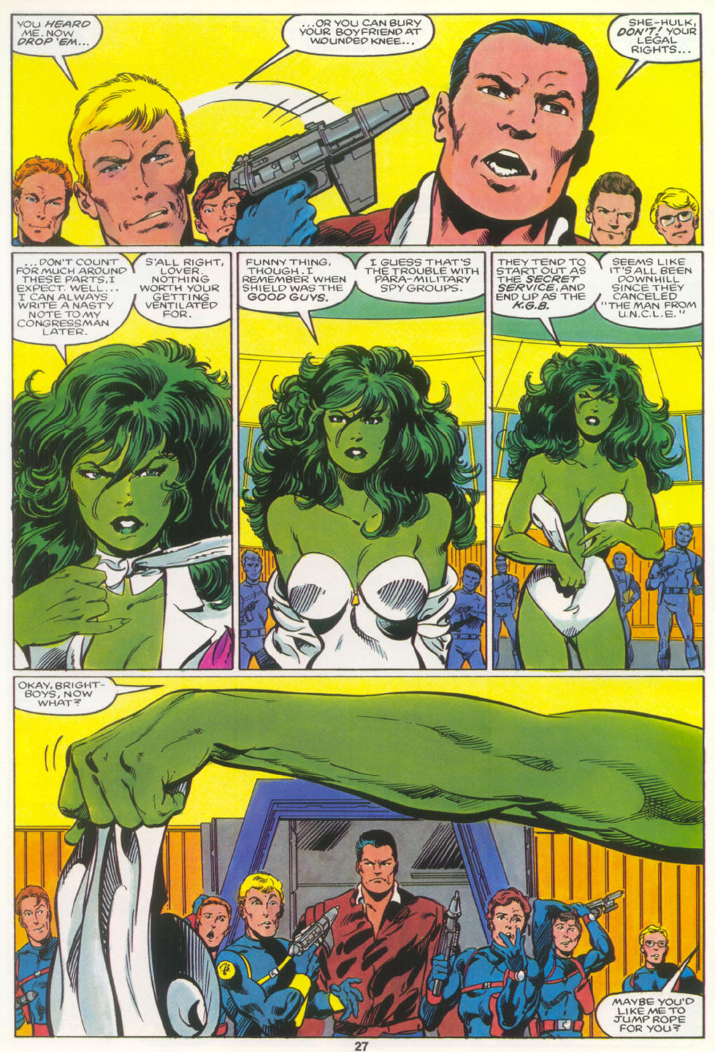 Read online Marvel Graphic Novel comic -  Issue #18 - The Sensational She-Hulk - 28