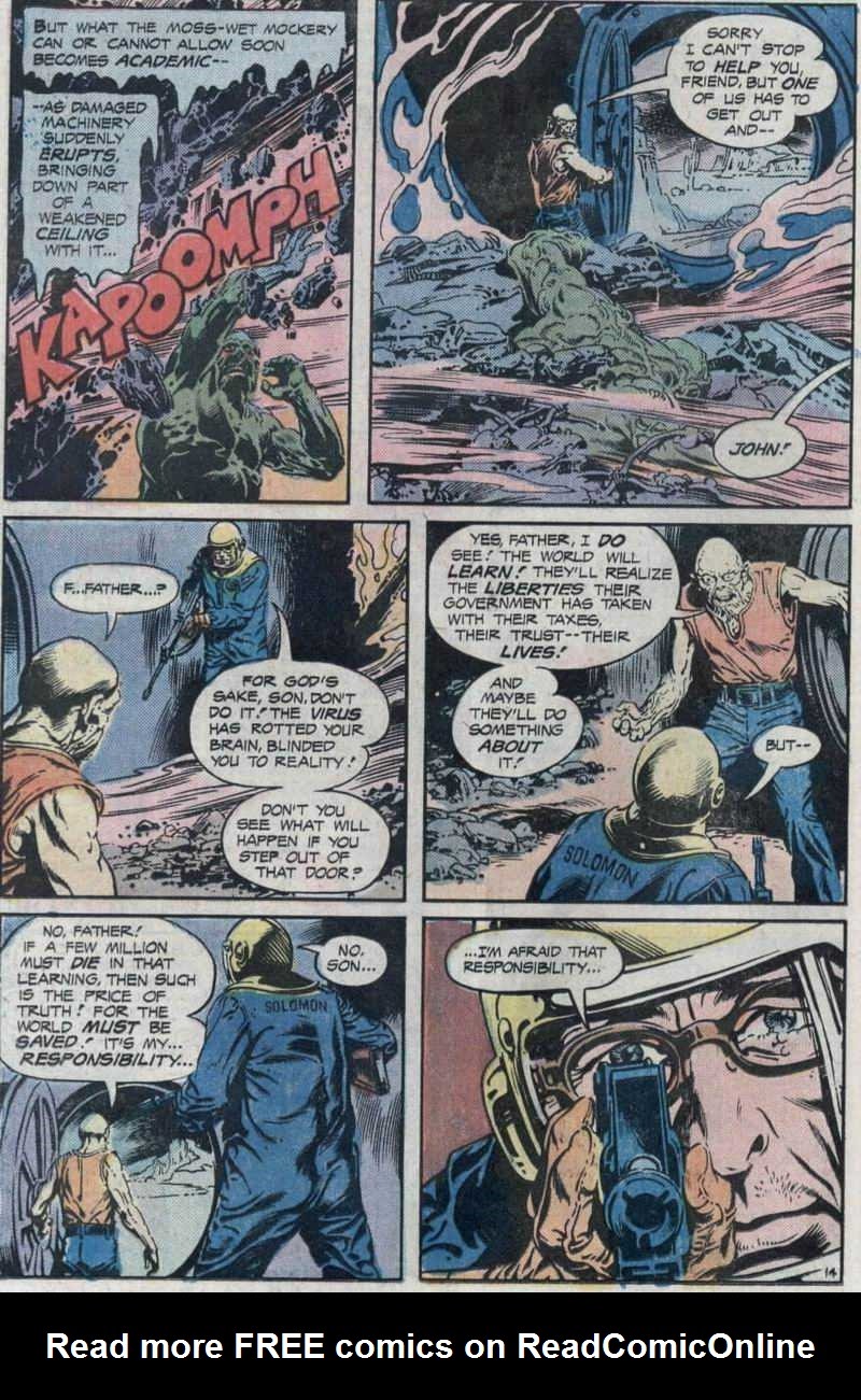 Read online Swamp Thing (1972) comic -  Issue #22 - 15