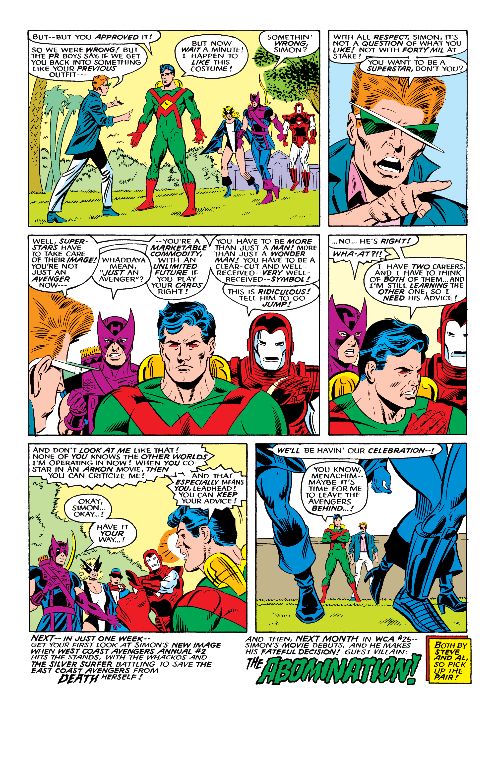 Read online Avengers West Coast Epic Collection: How The West Was Won comic -  Issue #Avengers West Coast Epic Collection Lost in Space-Time (Part 5) - 76