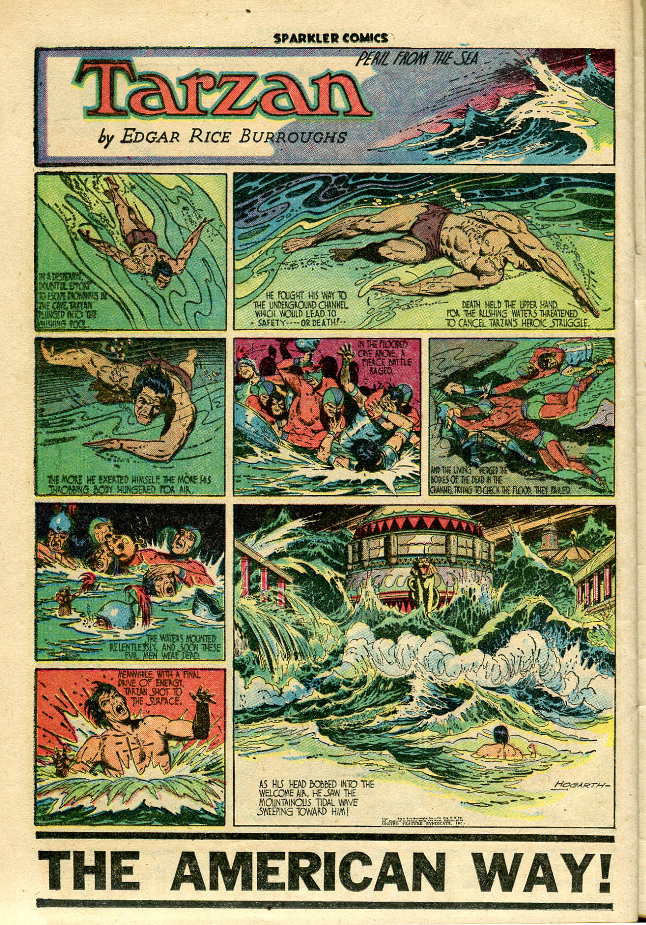 Read online Sparkler Comics comic -  Issue #36 - 38