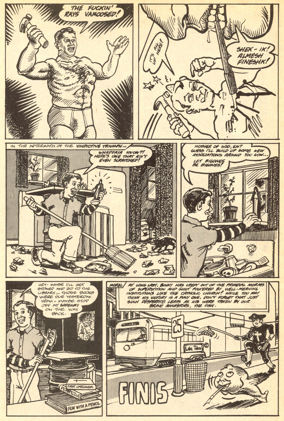 Read online Binky Brown Meets the Holy Virgin Mary comic -  Issue # Full - 43