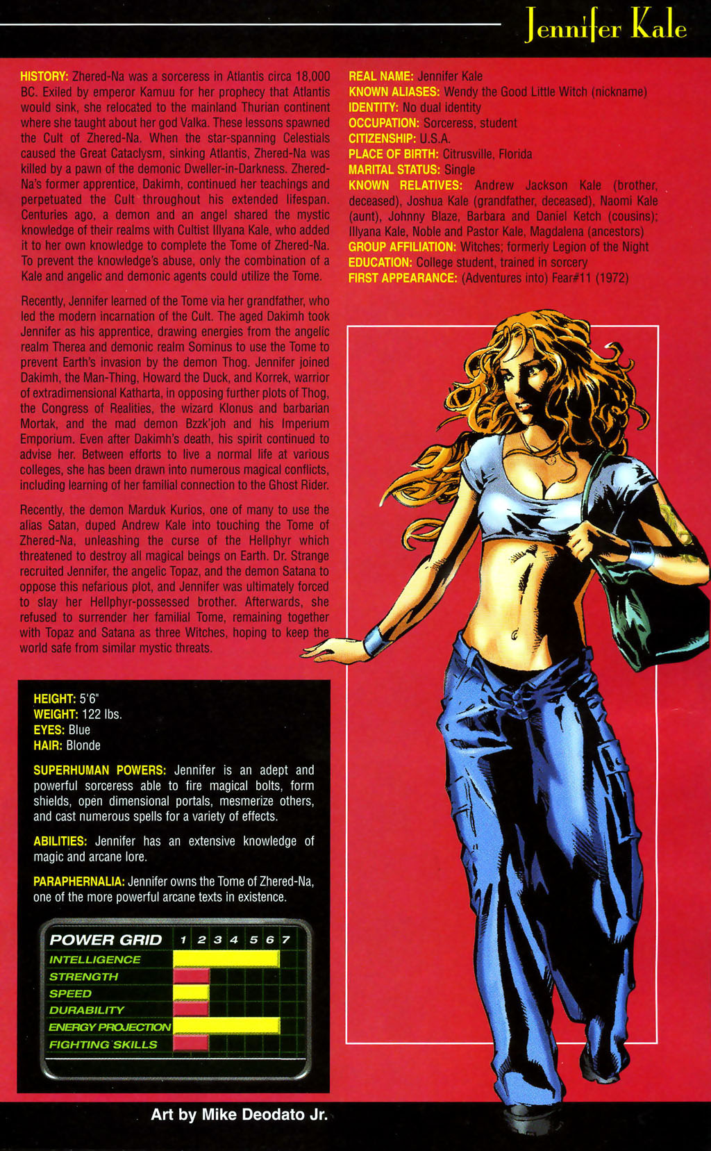 Official Handbook of the Marvel Universe: Women of Marvel 2005 Full #1 - English 19