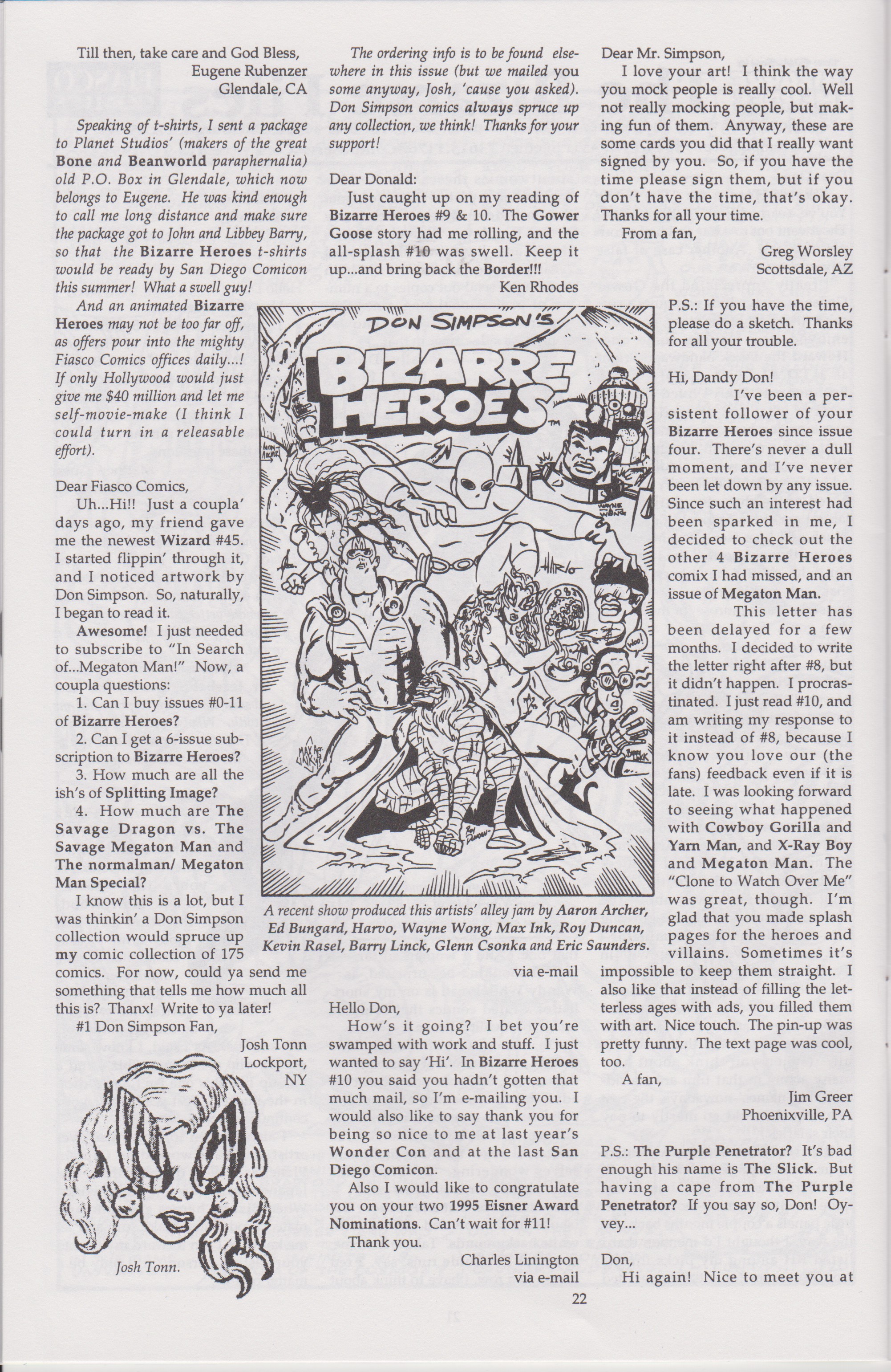 Read online Don Simpson's Bizarre Heroes comic -  Issue #12 - 24
