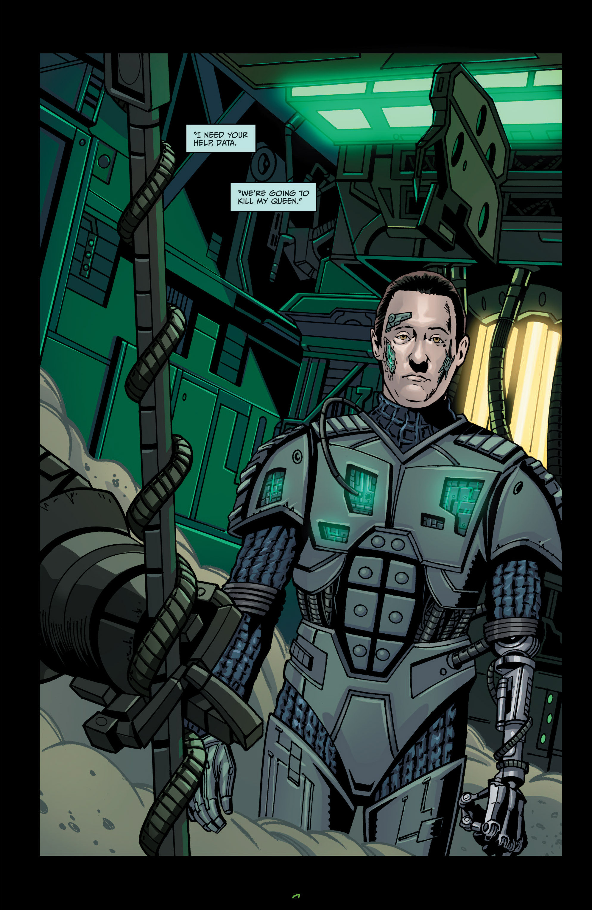 Read online Star Trek: The Next Generation - Hive comic -  Issue #1 - 24