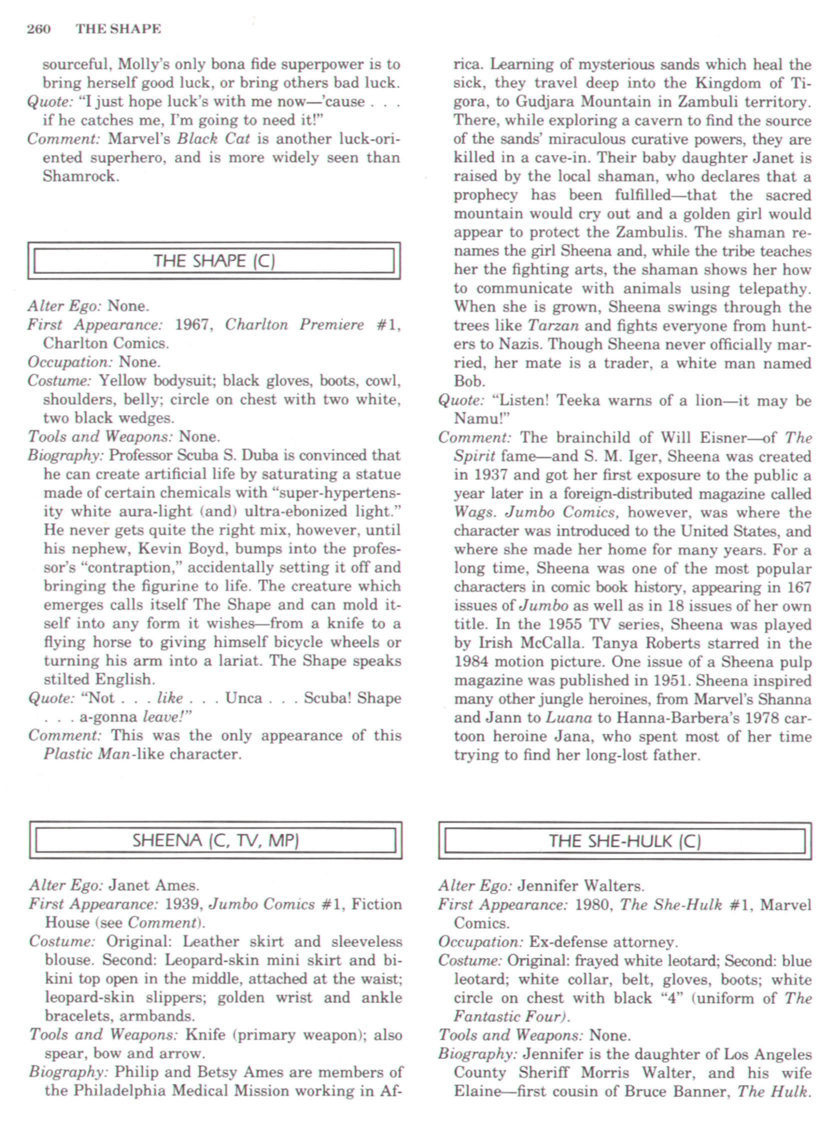 Read online The Encyclopedia of Superheroes comic -  Issue # TPB (Part 3) - 88