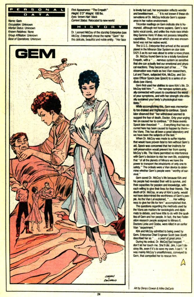 Read online Who's Who in Star Trek comic -  Issue #1 - 25