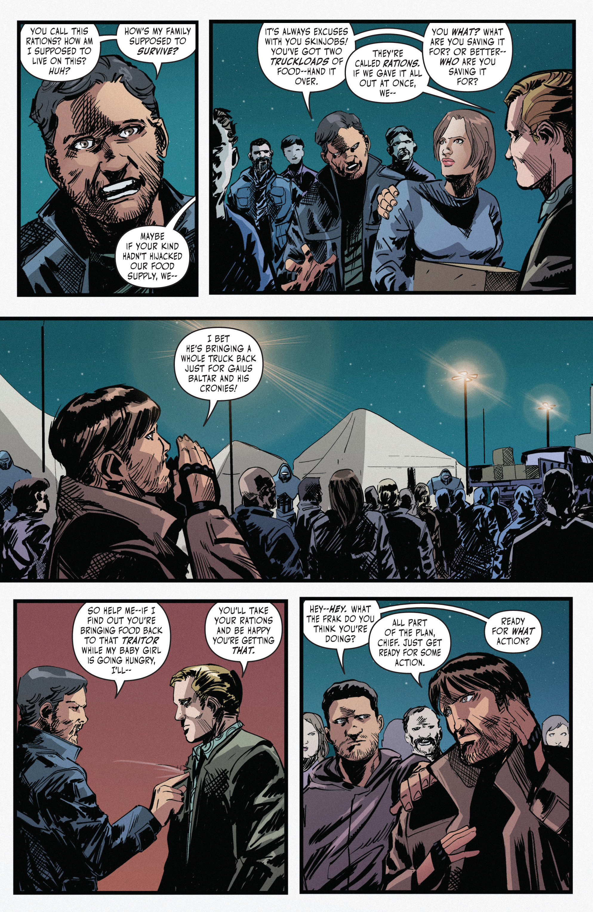 Read online Battlestar Galactica: Twilight Command comic -  Issue #3 - 5