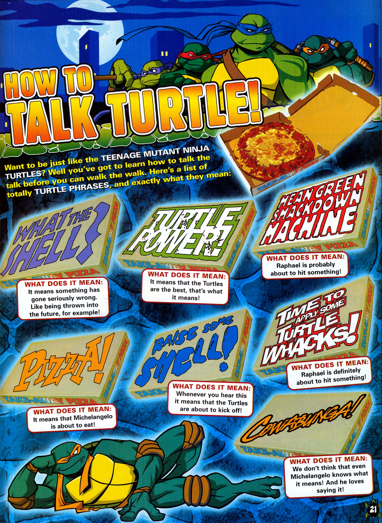 Read online Teenage Mutant Ninja Turtles Comic comic -  Issue #1 - 19