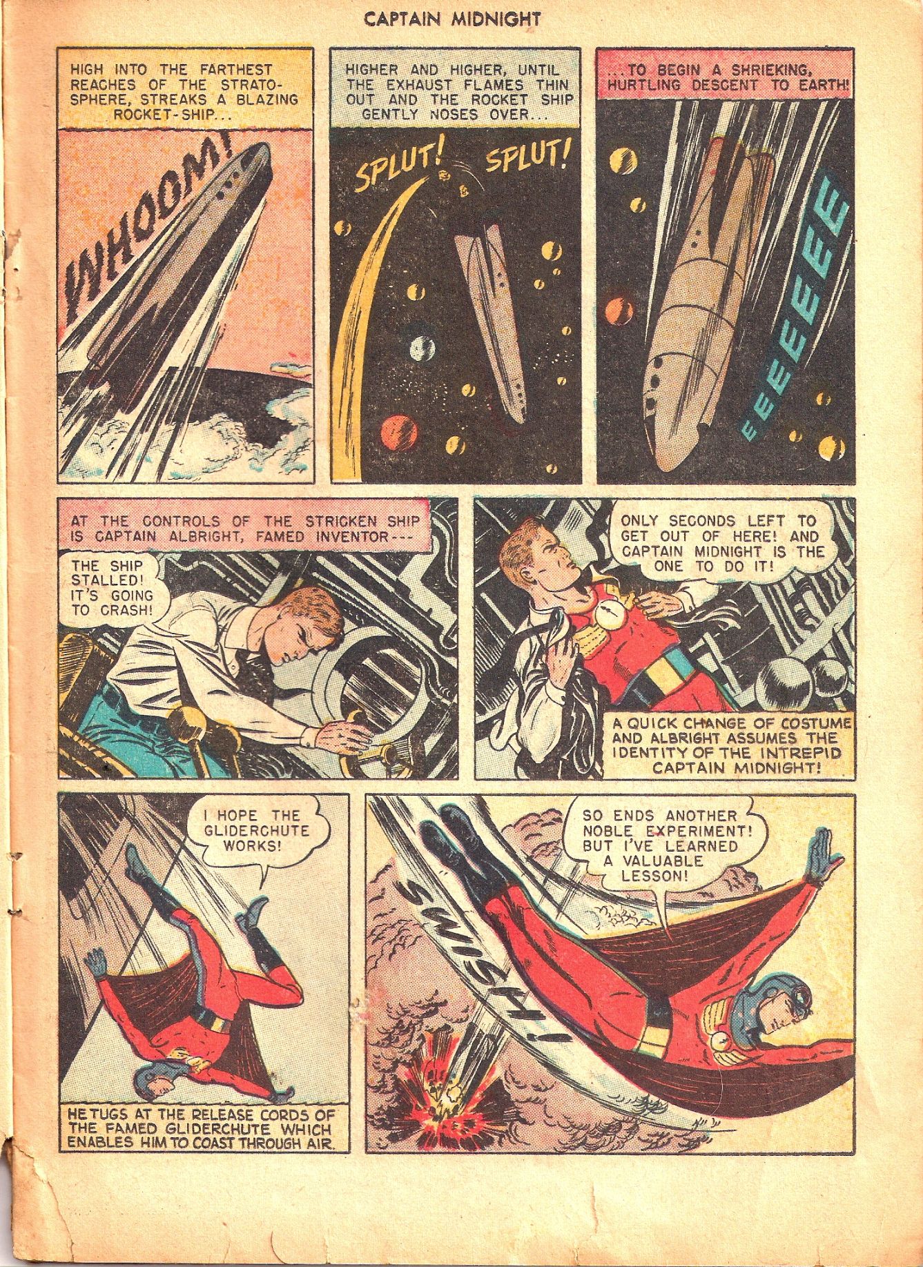 Read online Captain Midnight (1942) comic -  Issue #49 - 16