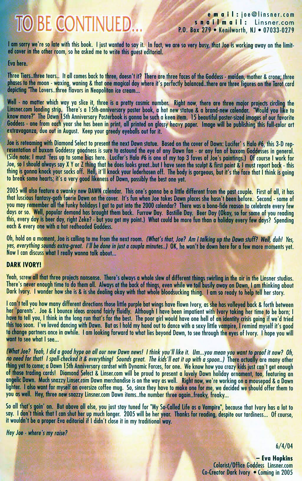 Read online Dawn: Three Tiers comic -  Issue #4 - 24