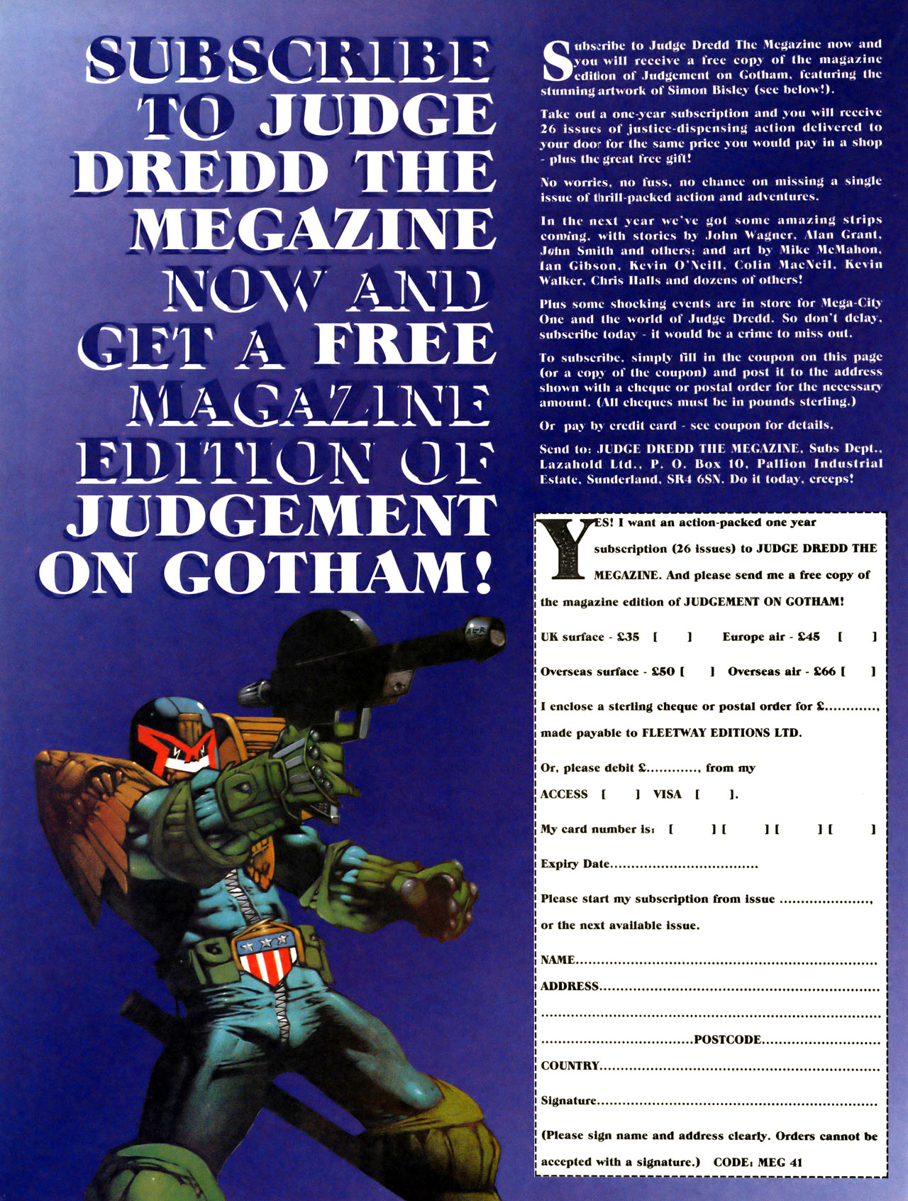 Read online Judge Dredd: The Megazine (vol. 2) comic -  Issue #47 - 13