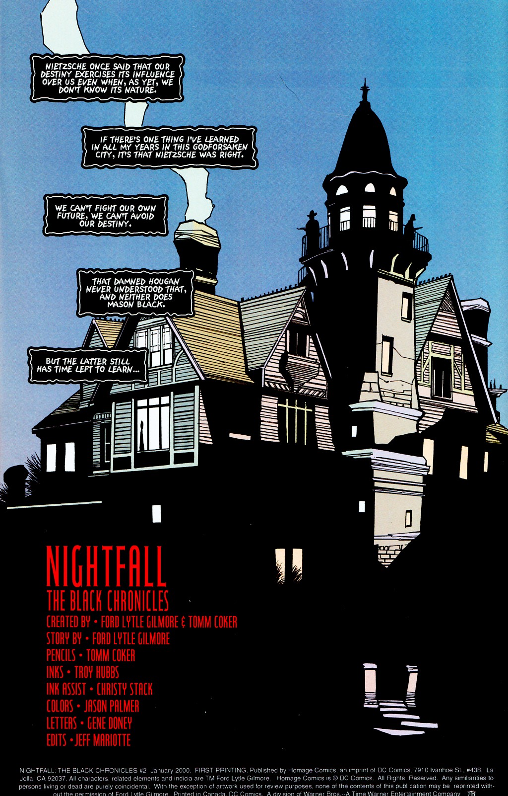 Read online Nightfall: The Black Chronicles comic -  Issue #2 - 2