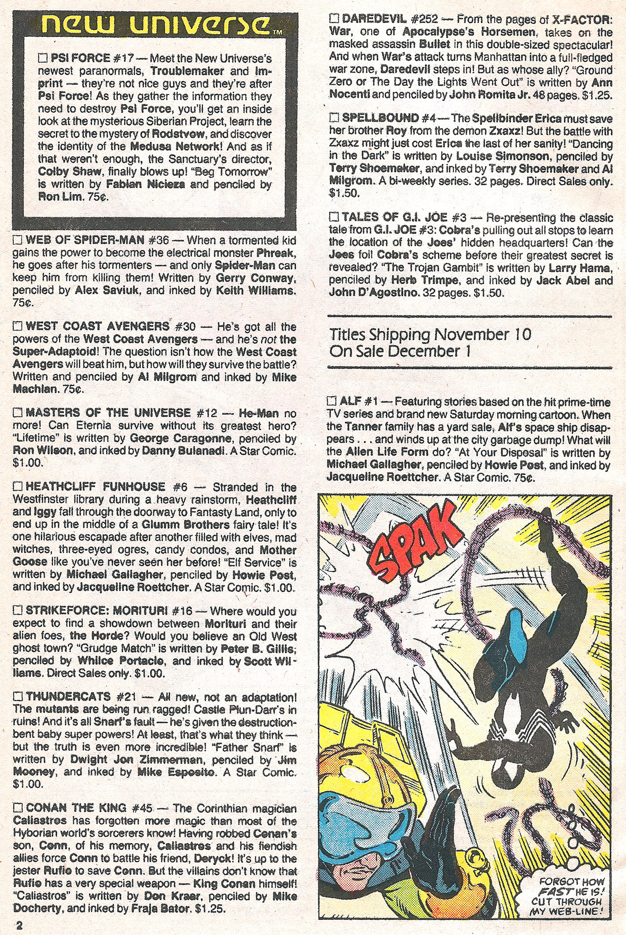 Read online Marvel Age comic -  Issue #59 - 4