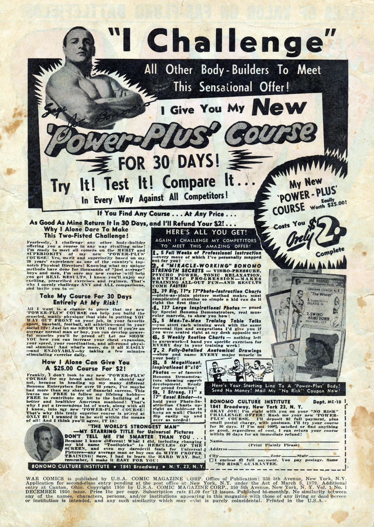 Read online War Comics comic -  Issue #1 - 2