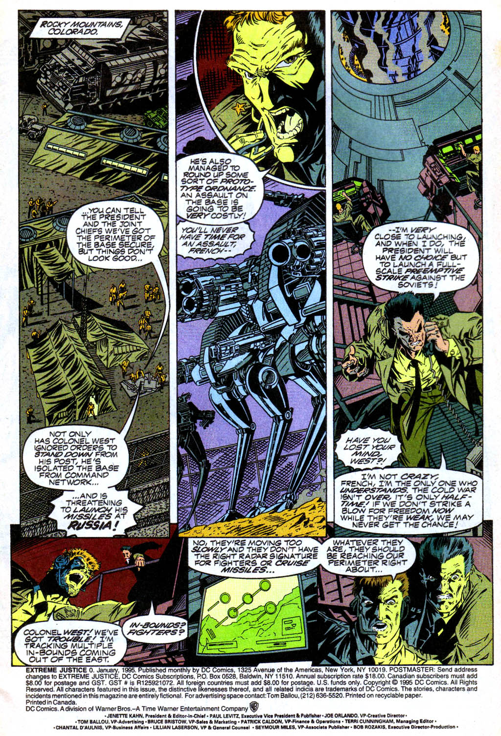 Read online Extreme Justice comic -  Issue #0 - 2