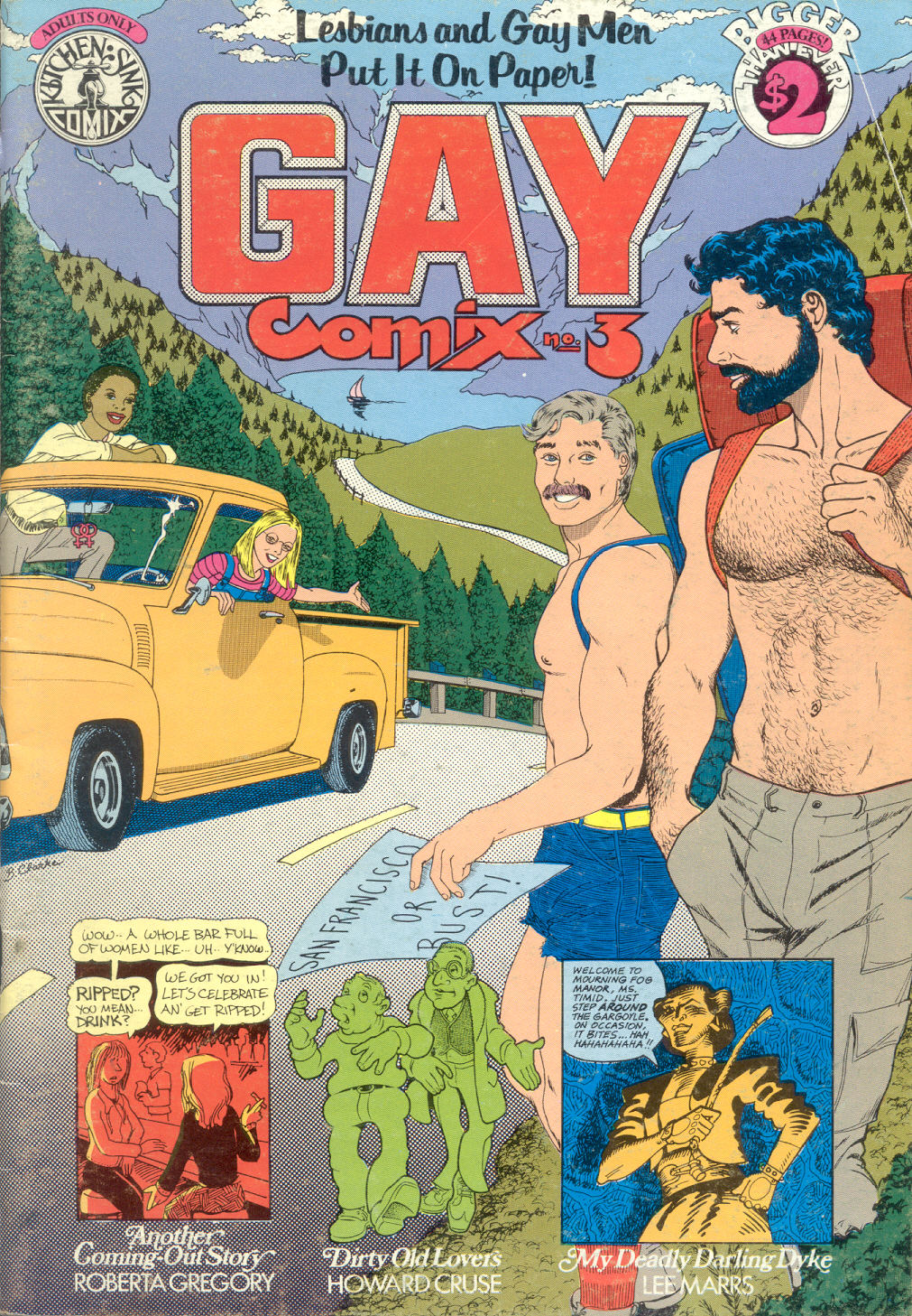 Read online Gay Comix (Gay Comics) comic -  Issue #3 - 1