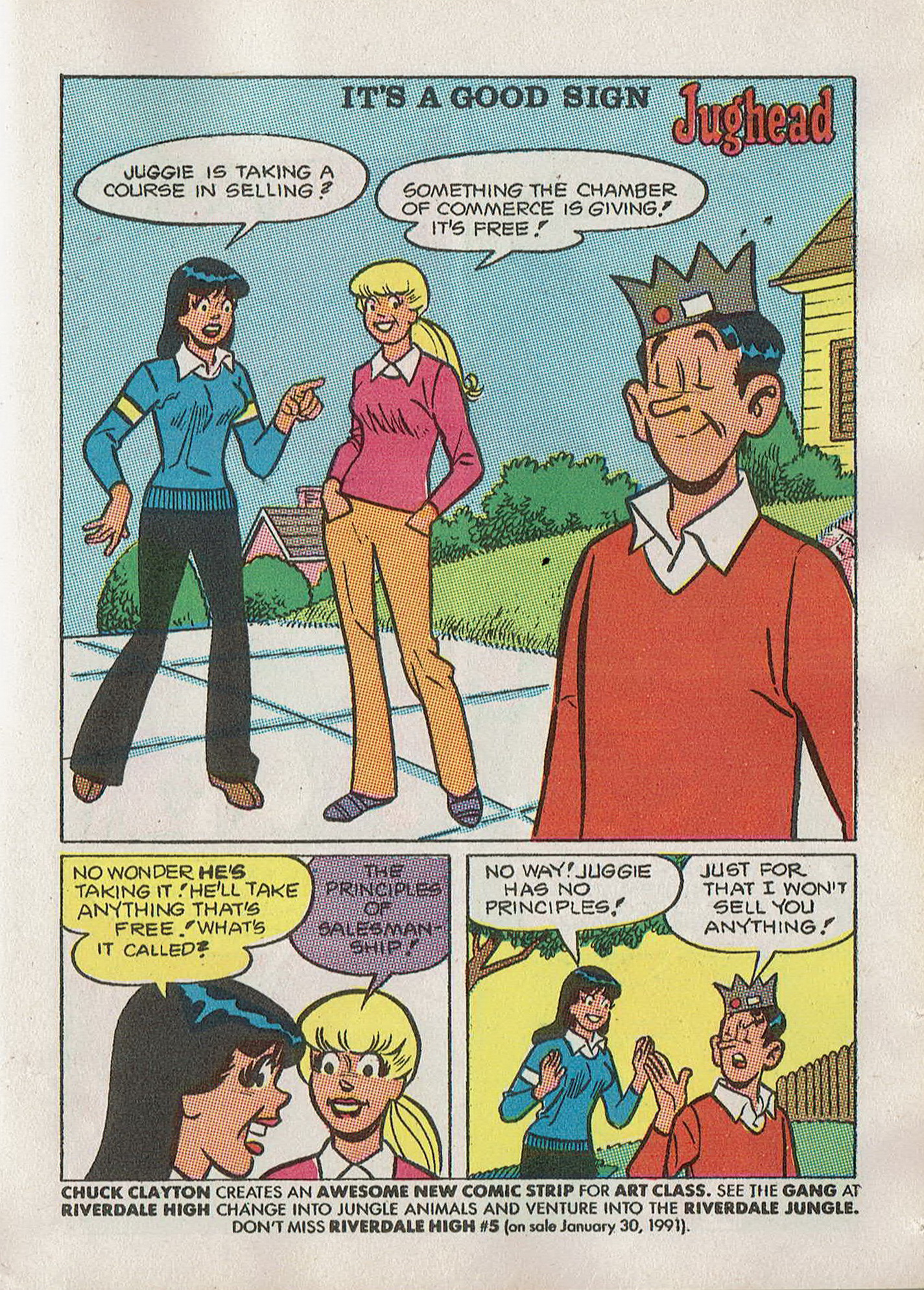 Read online Jughead Jones Comics Digest comic -  Issue #68 - 43