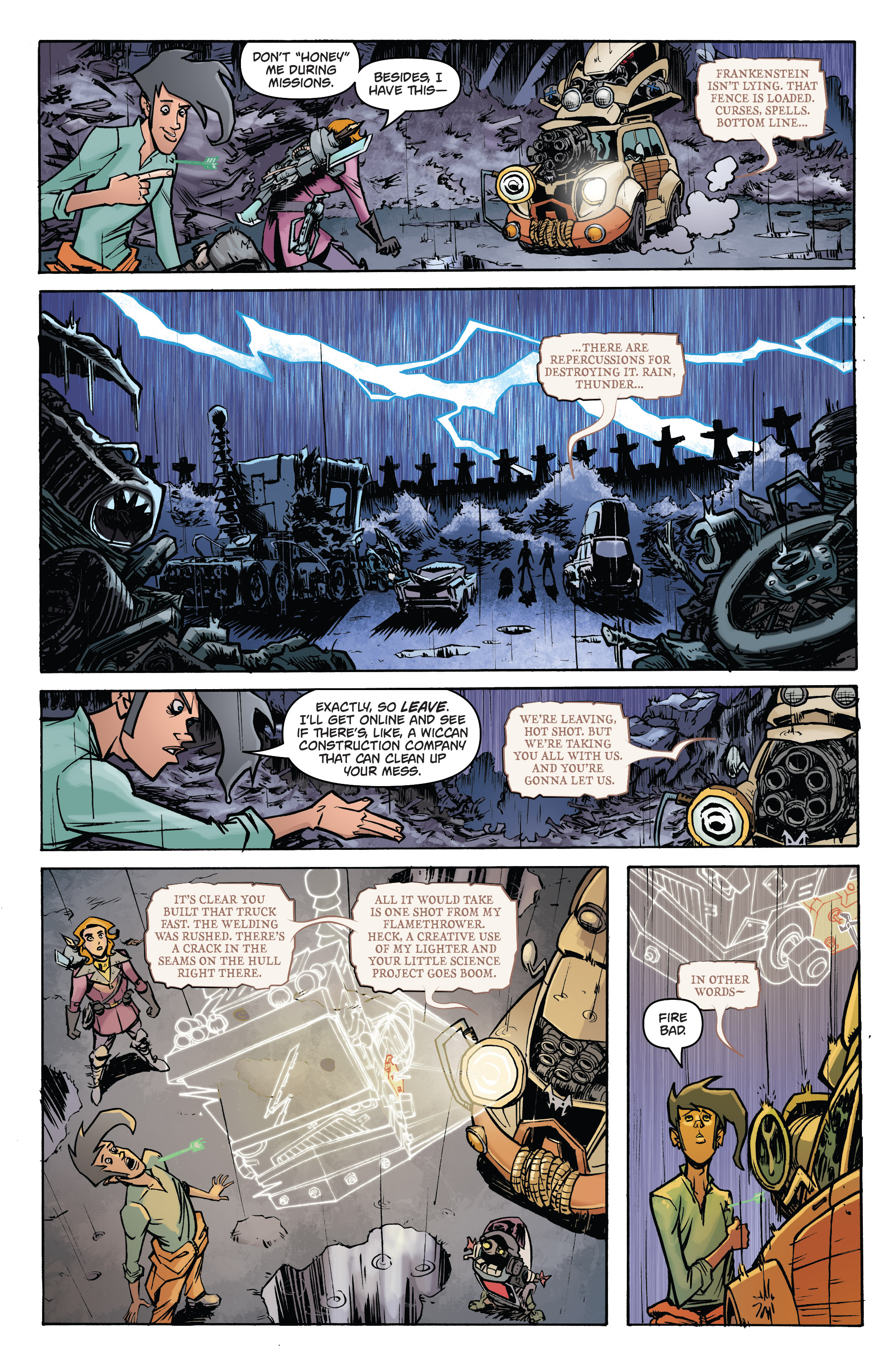 Read online Monster Motors: The Curse of Minivan Helsing comic -  Issue #1 - 18
