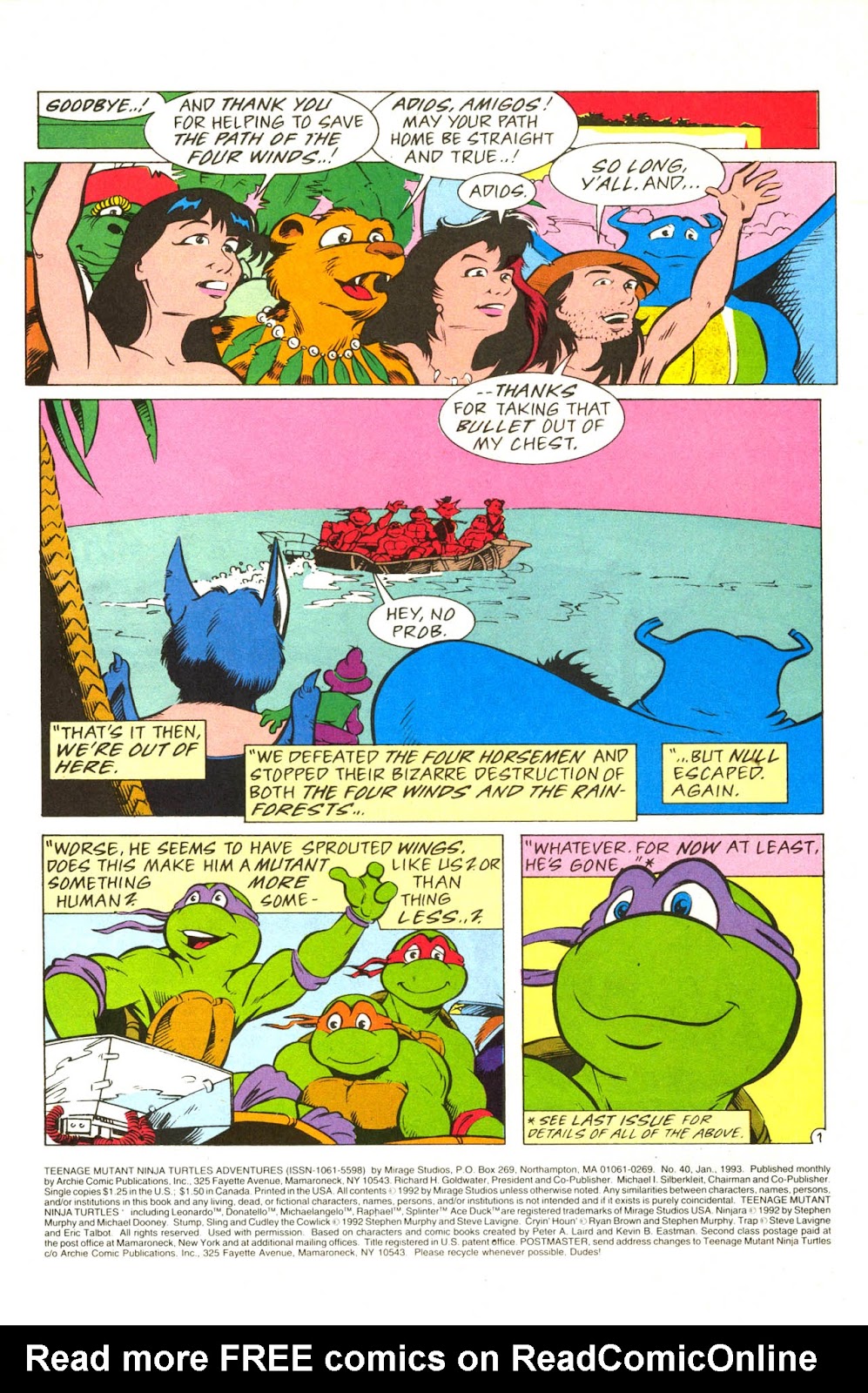 Teenage Mutant Ninja Turtles Adventures (1989) issue 40 - Page 3