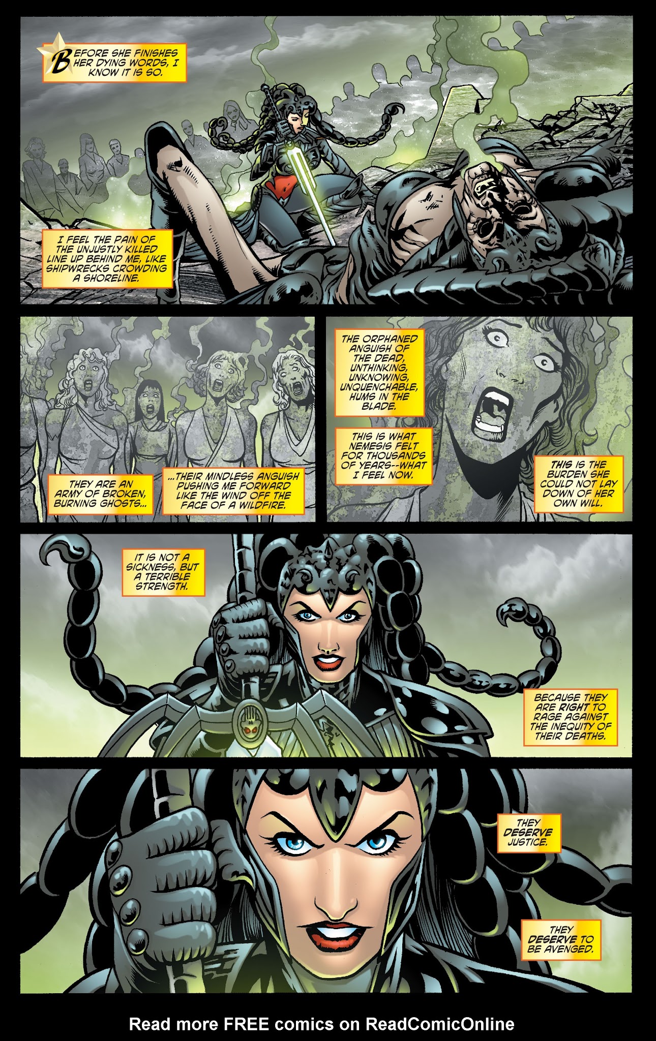 Read online Wonder Woman: Odyssey comic -  Issue # TPB 2 - 169