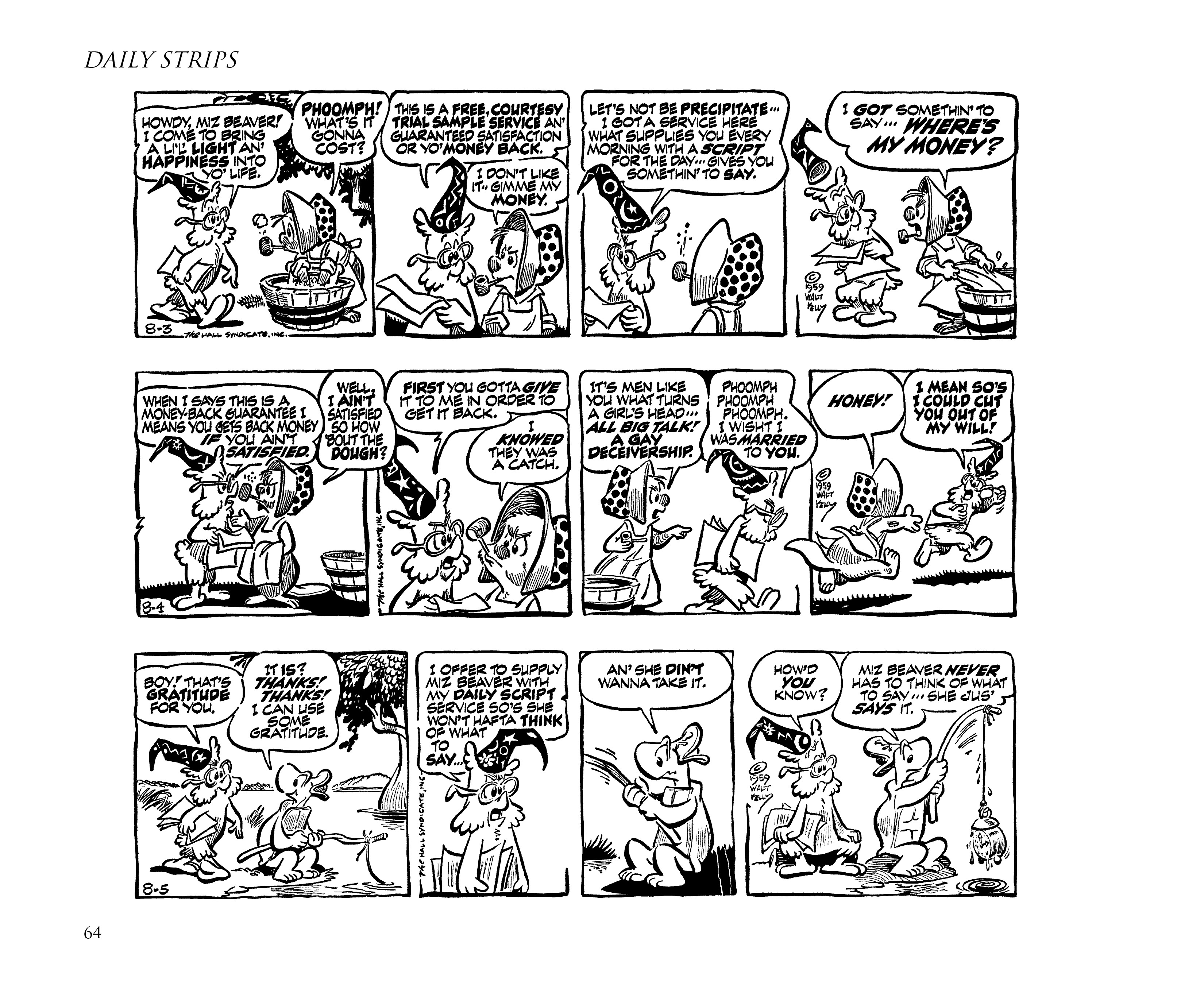 Read online Pogo by Walt Kelly: The Complete Syndicated Comic Strips comic -  Issue # TPB 6 (Part 1) - 74