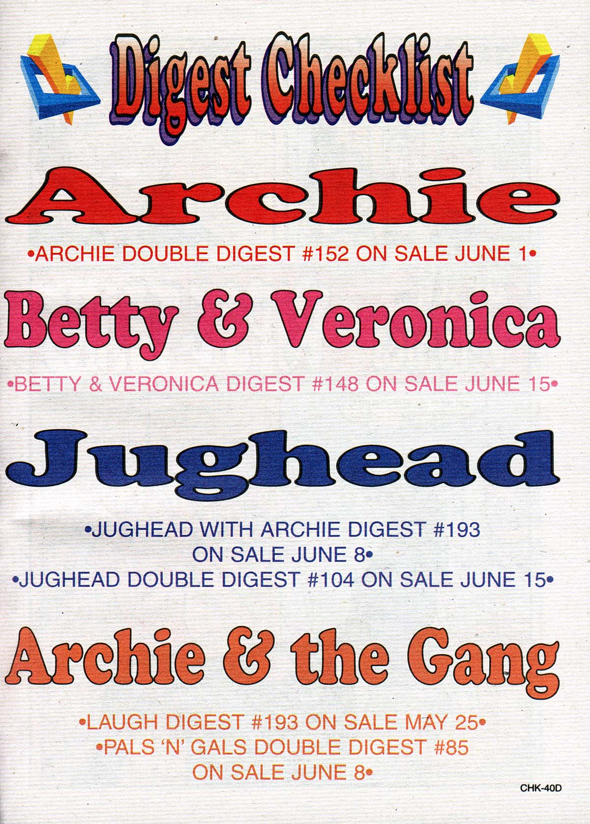 Read online Betty and Veronica Digest Magazine comic -  Issue #148 - 46