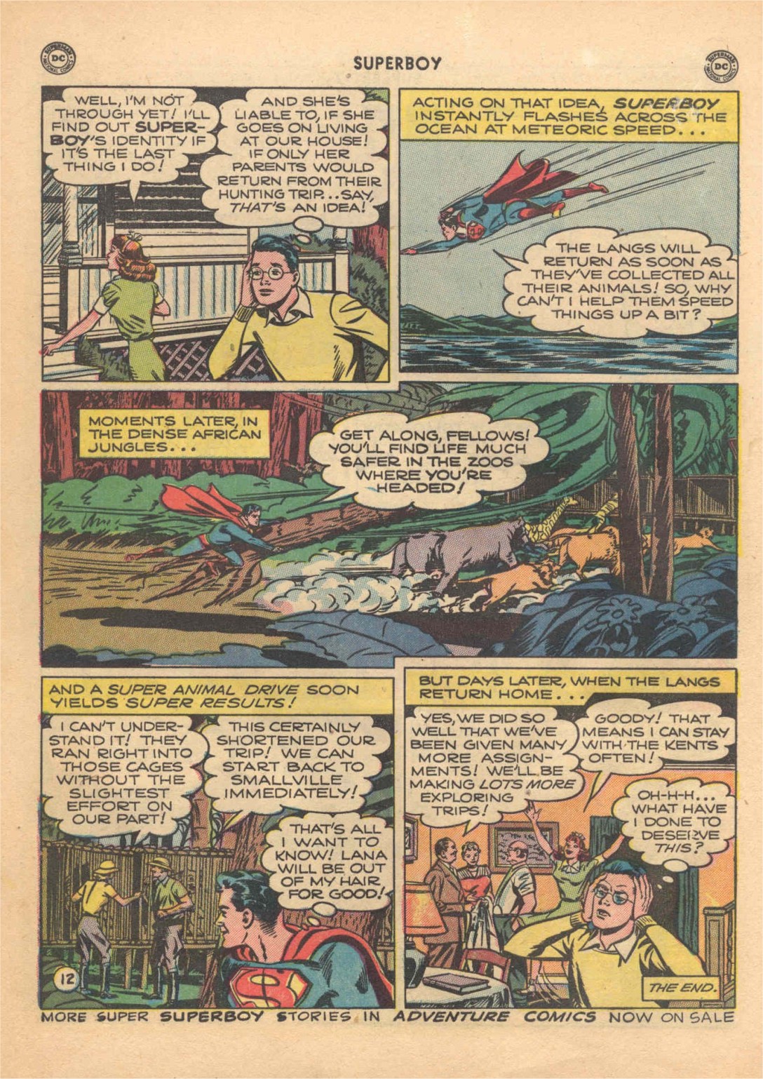 Read online Superboy (1949) comic -  Issue #10 - 13