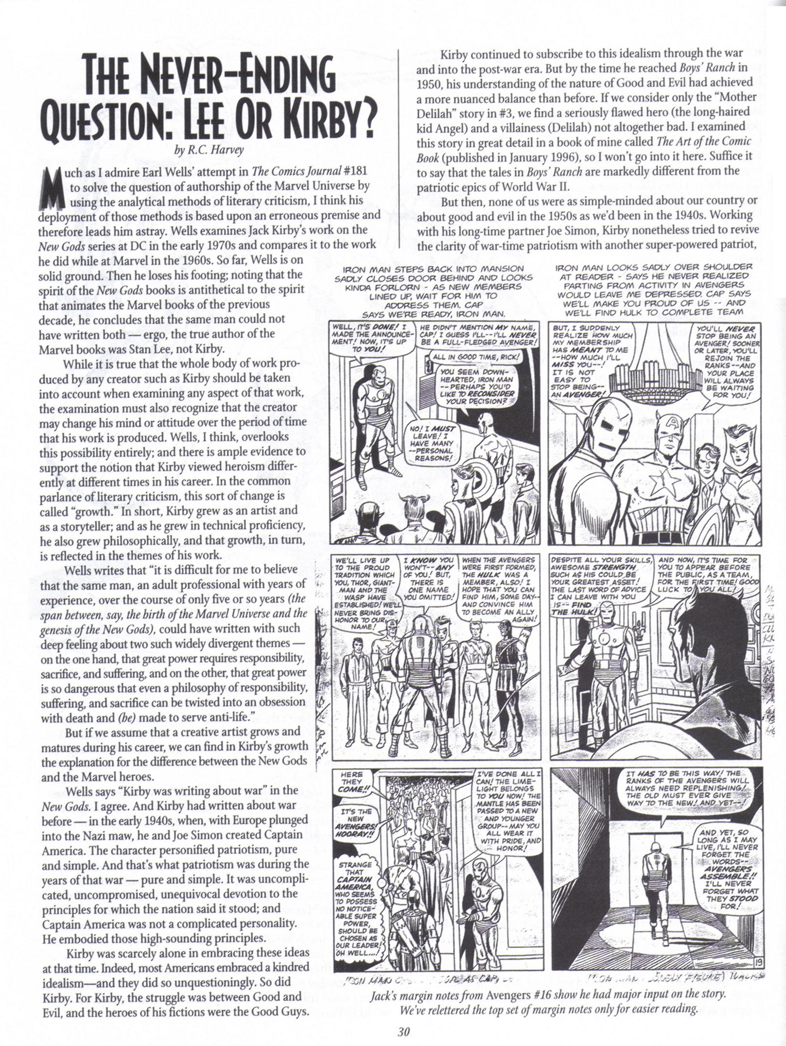 Read online The Jack Kirby Collector comic -  Issue #18 - 30