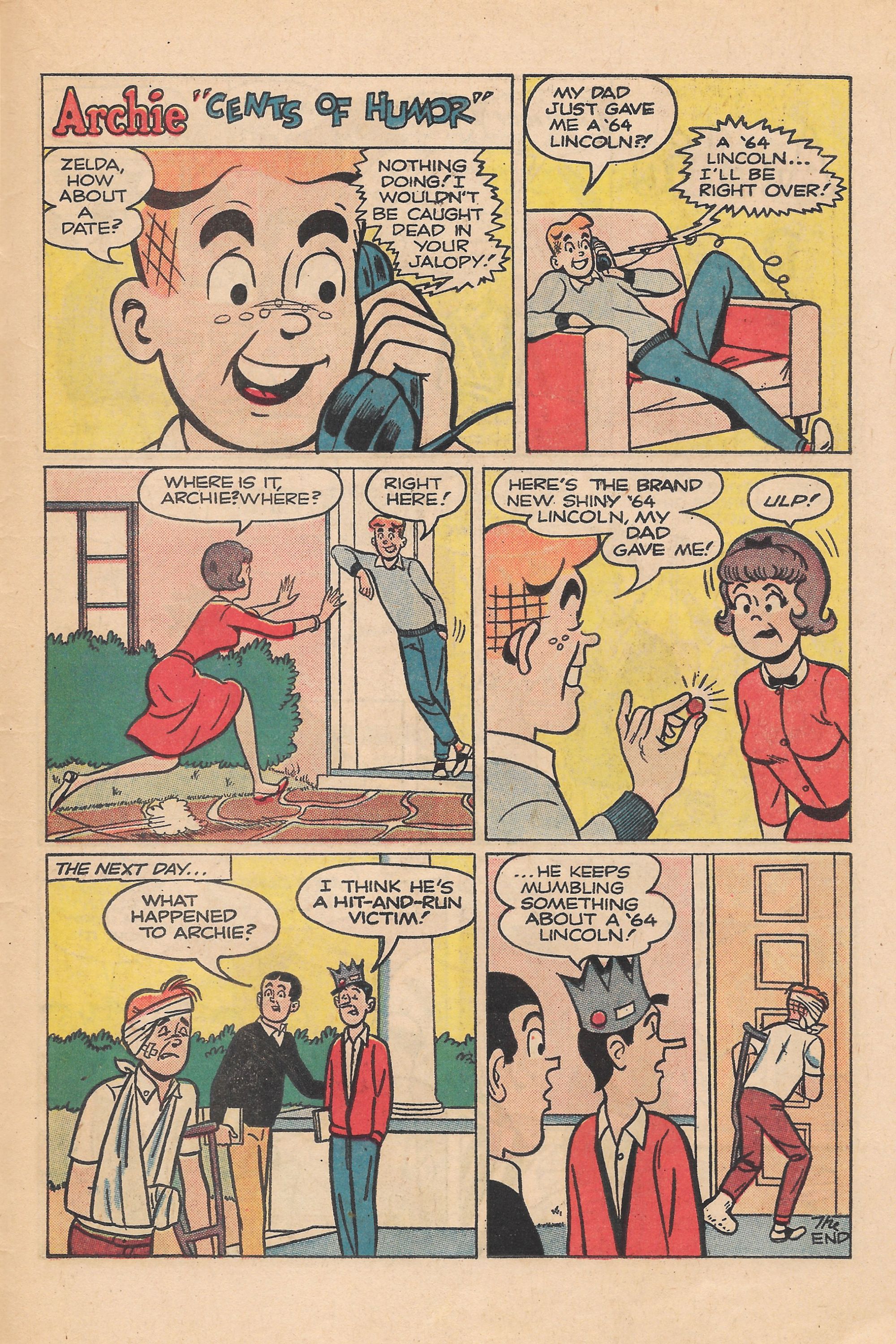 Read online Archie's Joke Book Magazine comic -  Issue #82 - 31