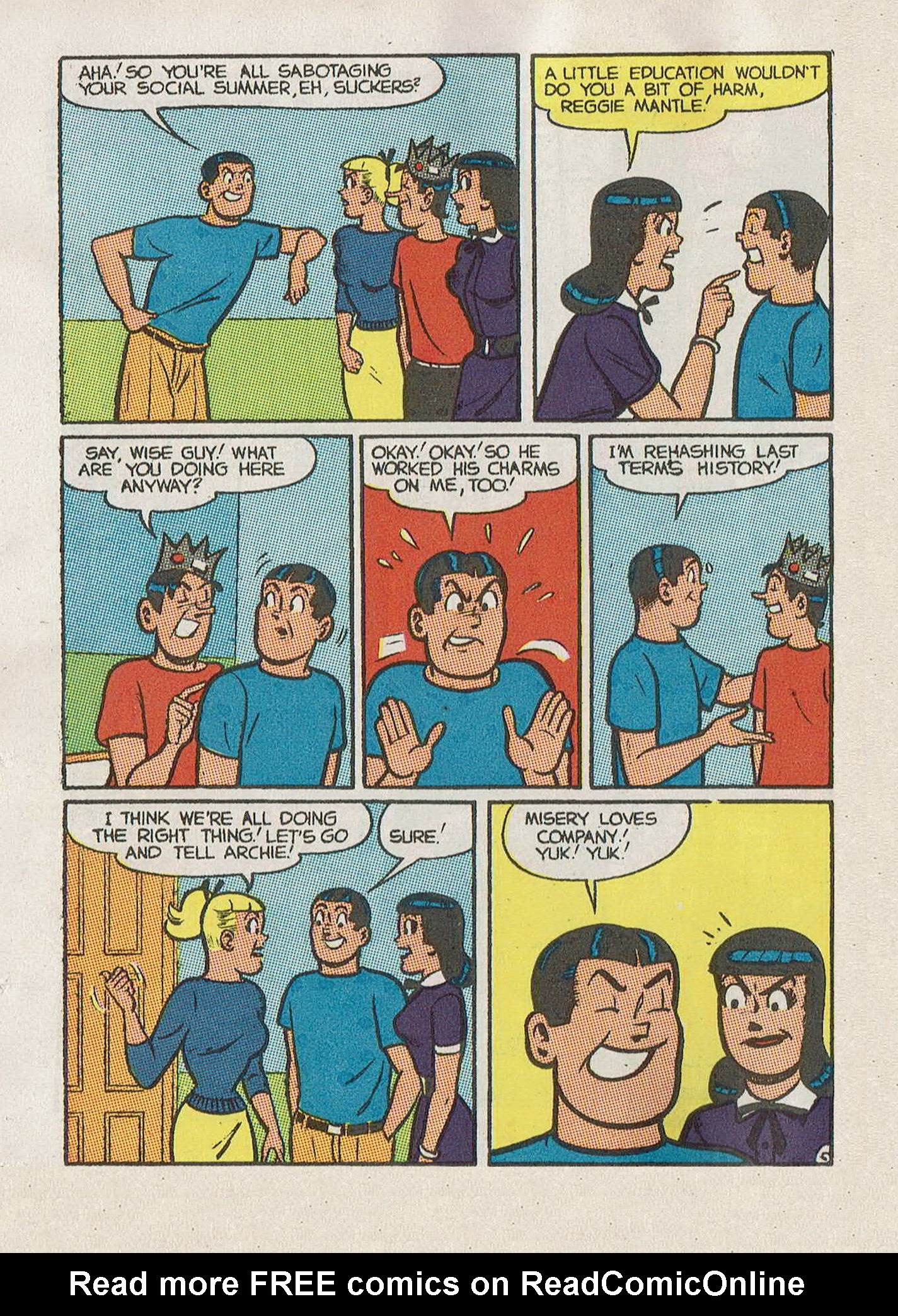 Read online Jughead Jones Comics Digest comic -  Issue #70 - 50