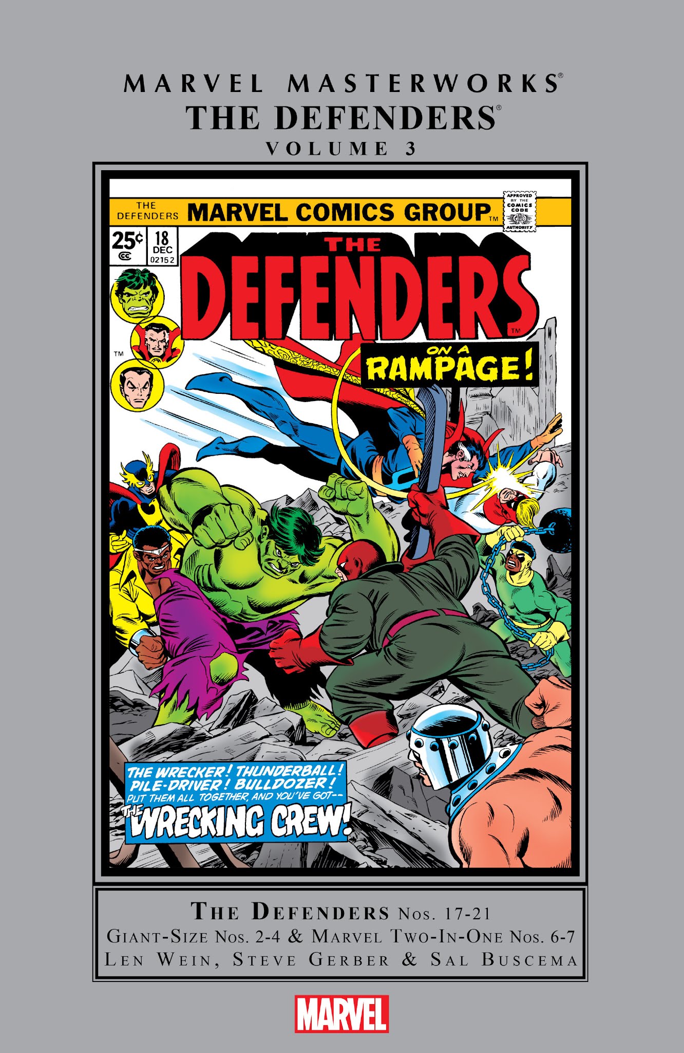 Read online Marvel Masterworks: The Defenders comic -  Issue # TPB 3 (Part 1) - 1